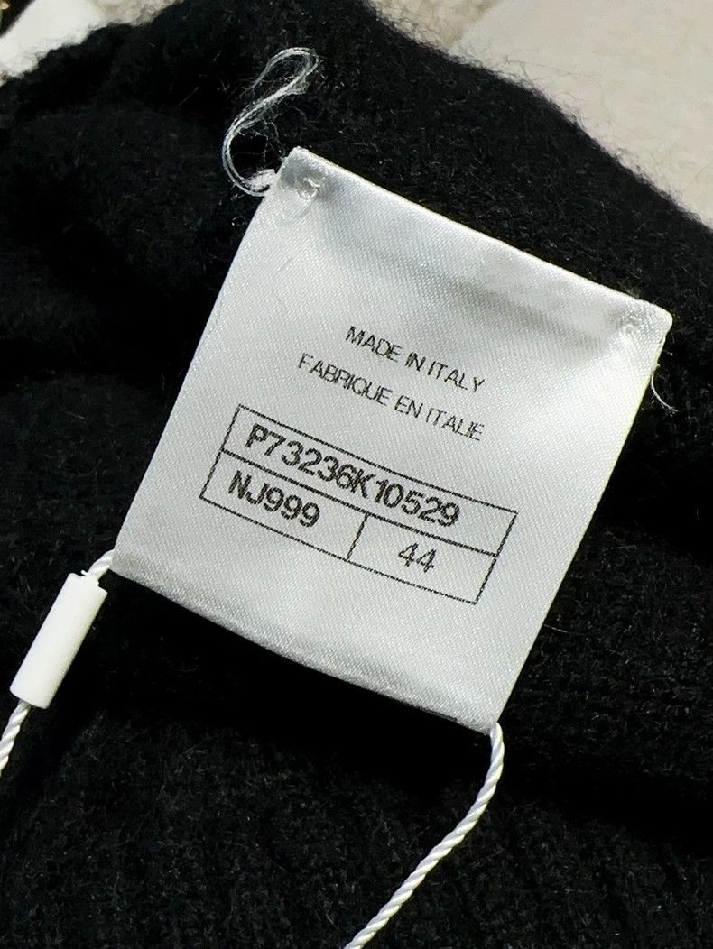 Chanel Chanel Ski series black and white lapel long-sleeved knitt Size M / US 6-8 / IT 42-44 - 7 Thumbnail