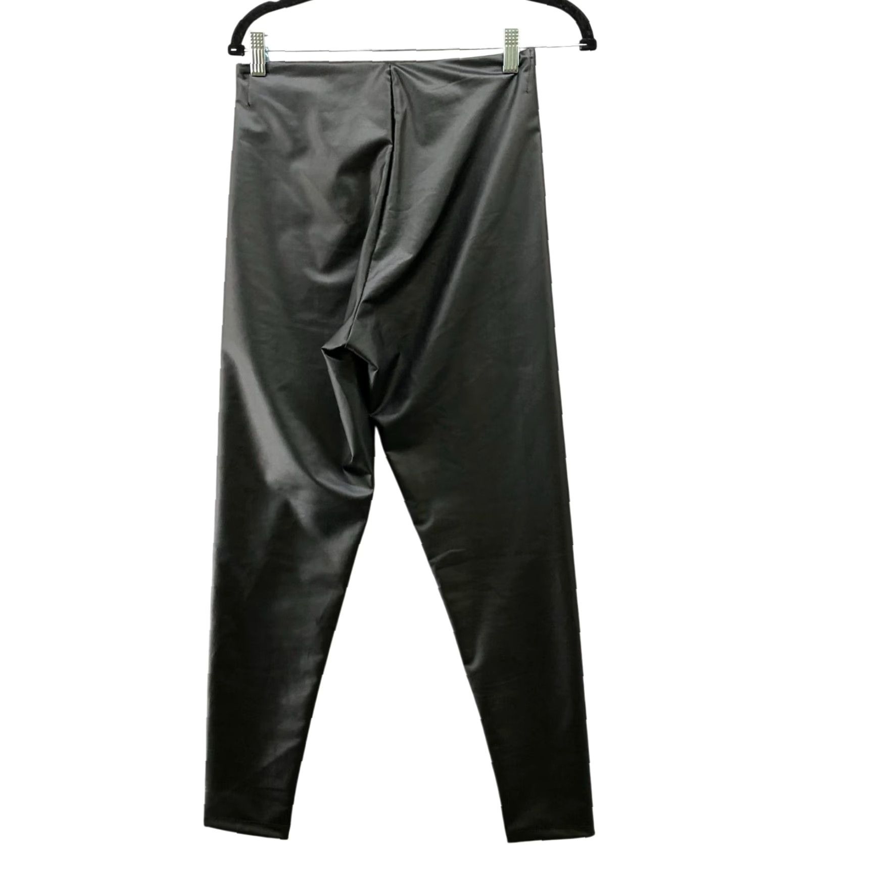 Victoria's Secret Victoria's Secret High Waisted Faux Leather Leggings Womens S Black Pull On Size 28" / US 6 / IT 42 - 2 Thumbnail