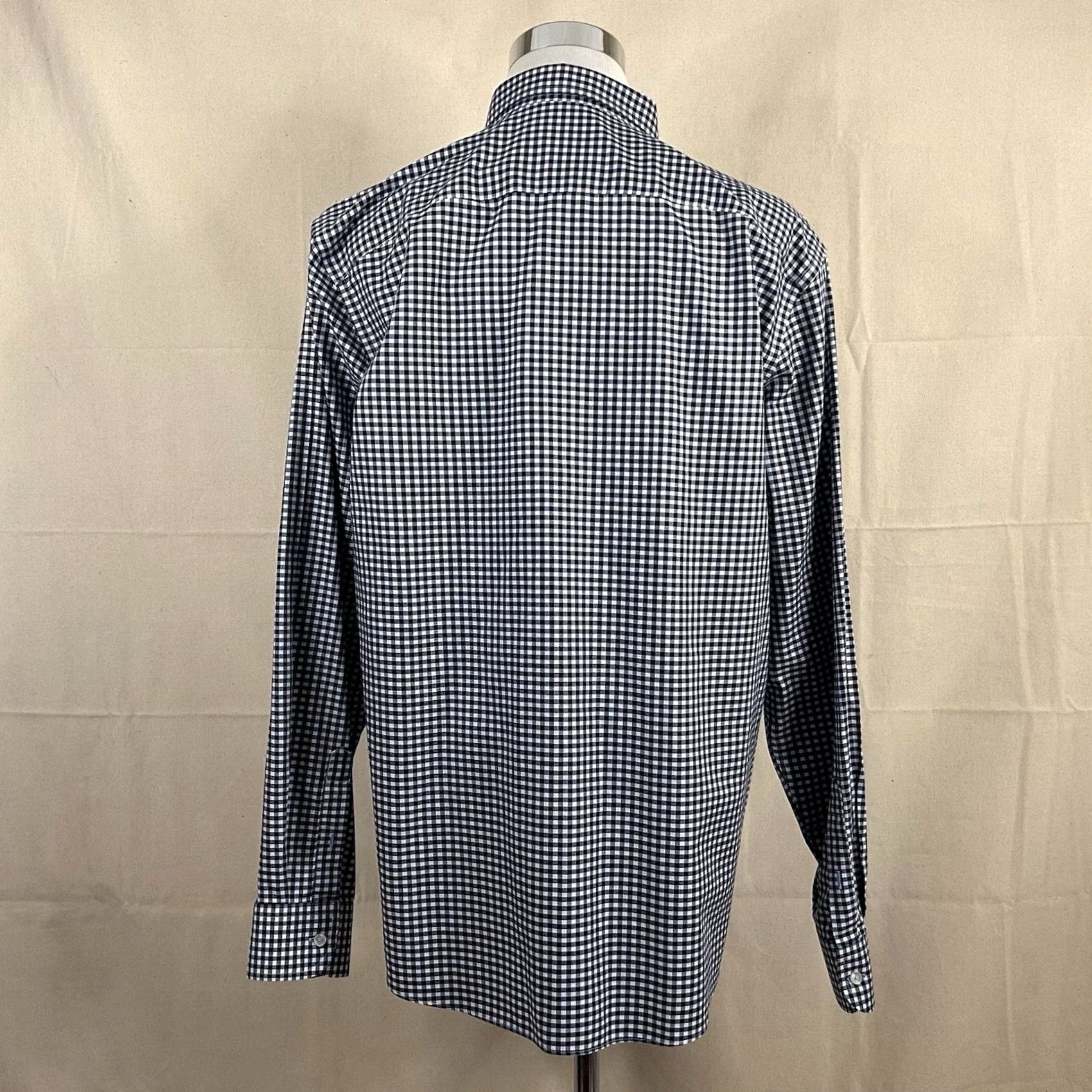 UNTUCKit UNTUCKit Button Down Shirt 2XLT Tall Wrinkle Free Blue White Plaid 100% Cotton Size US XXL / EU 58 / 5 - 5 Thumbnail