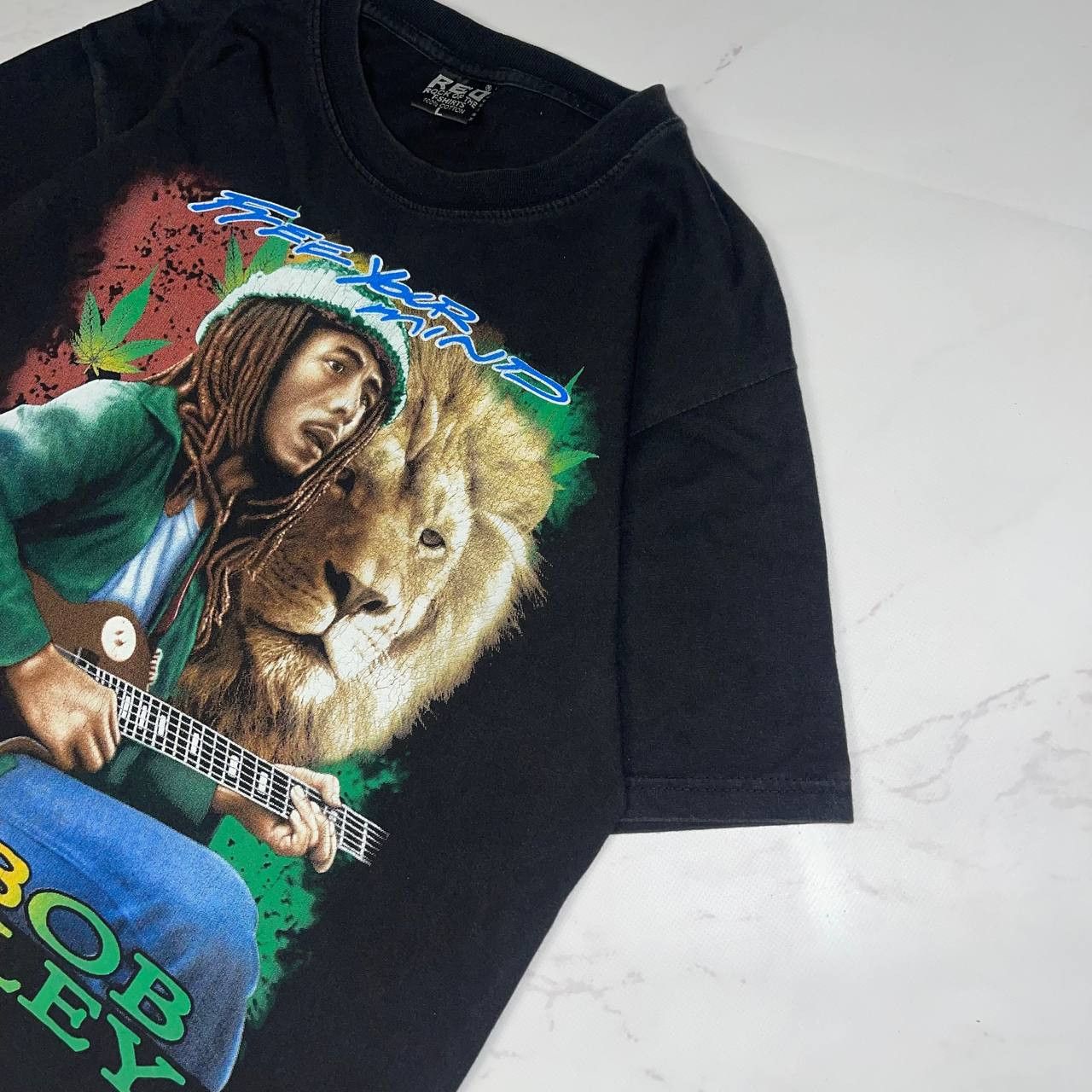 Vintage Vintage t-shirt Bob Marley tag Red rock of the t-shirt Sz L Size US L / EU 52-54 / 3 - 4 Thumbnail