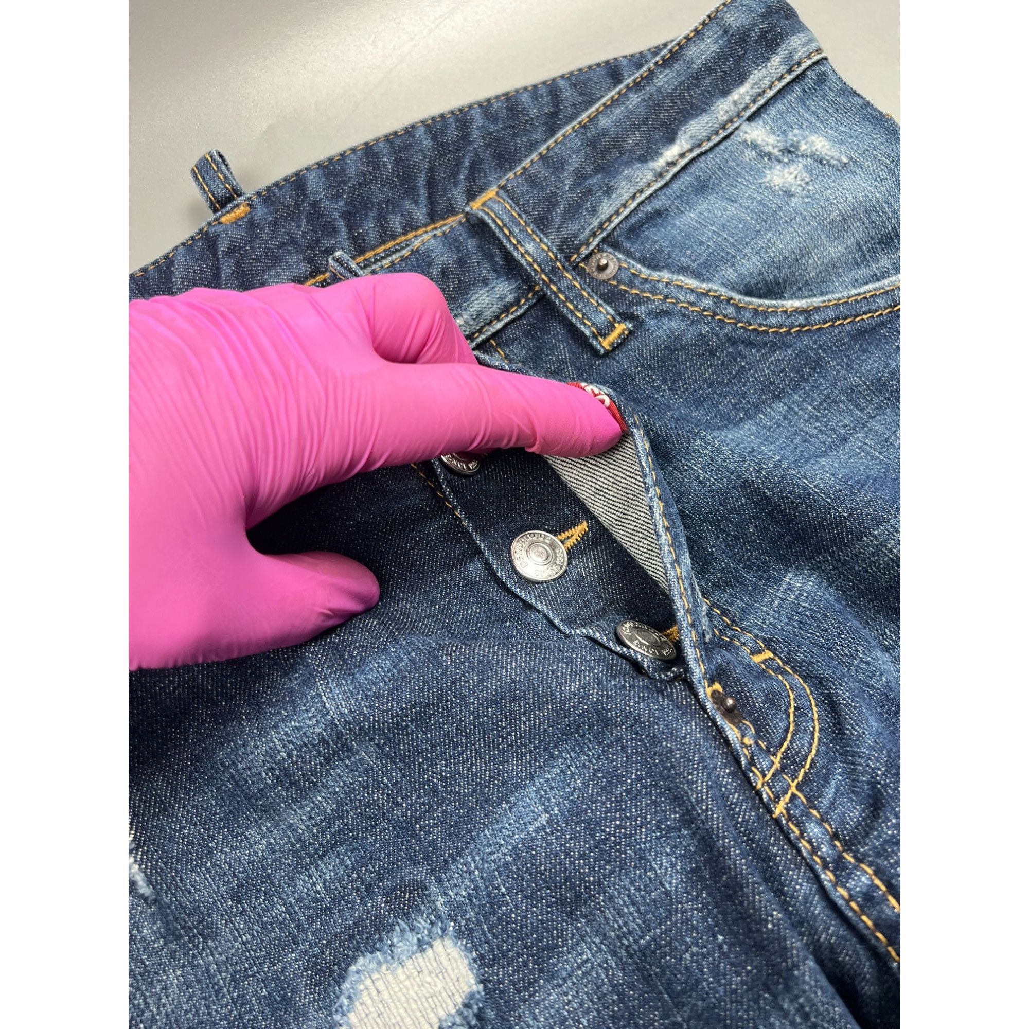 Dsquared2 Dsquared2 Distressed Denim Jeans Pants (Y0874) Size US 30 / EU 46 - 8 Thumbnail