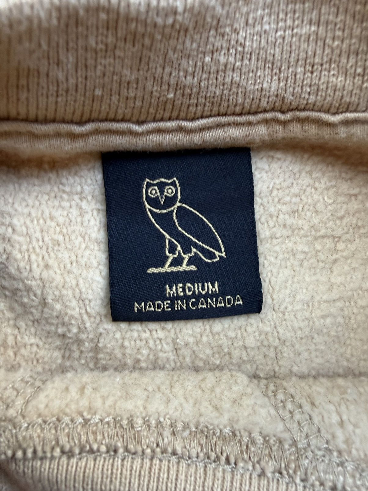 October's Very Own OVO tan Pom Pom embroidered crewneck Size US M / EU 48-50 / 2 - 3 Thumbnail