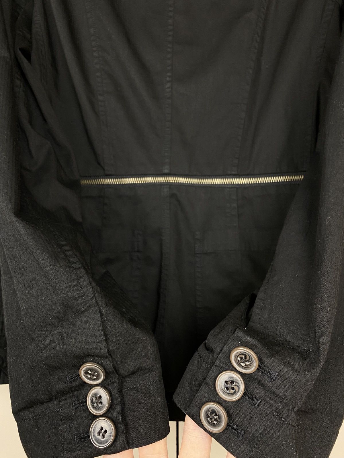 Rundholz Rare Avantgarde Rundholz Dip Jacket Asymmetrical Goth Opium Size S / US 4 / IT 40 - 12 Thumbnail