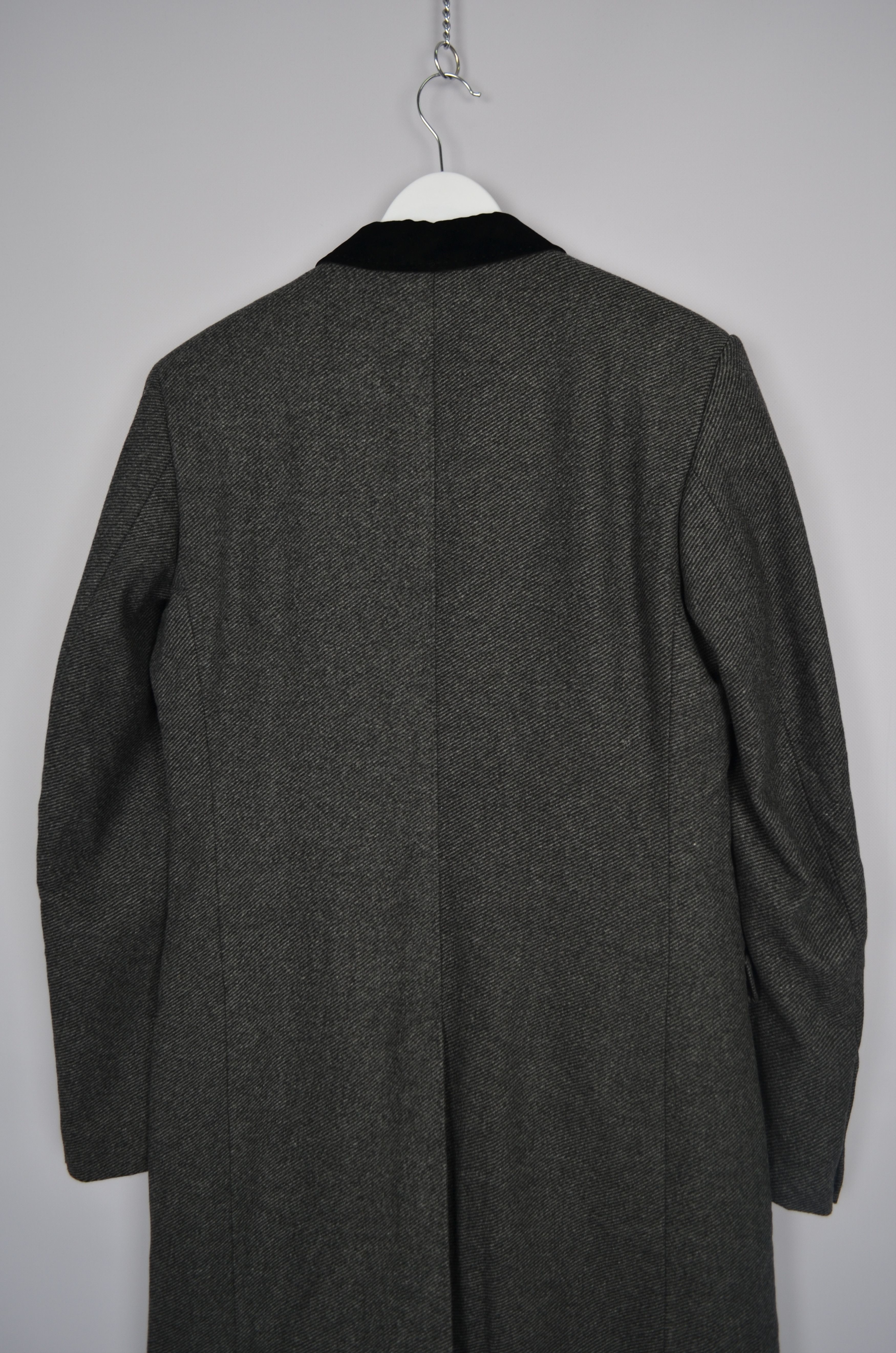 Dolce & Gabbana × Vintage D&G Dolce & Gabbana Grey 100% Wool Coat Car Pea Coat Size M Size US M / EU 48-50 / 2 - 9 Thumbnail