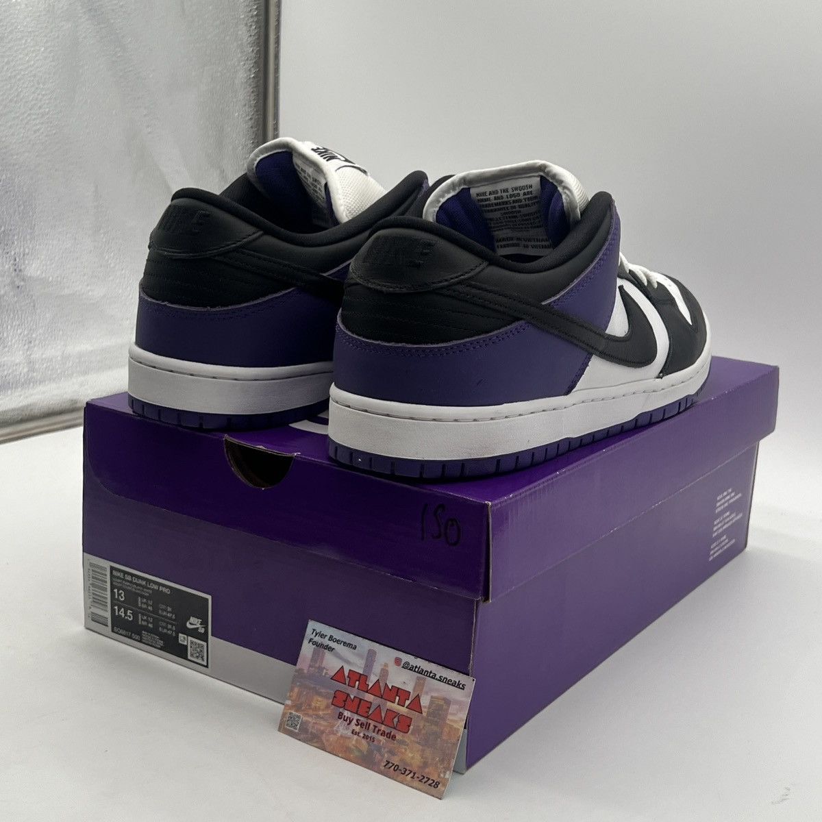 Nike Nike dunk low sb court purple Size US 13 / EU 46 - 5 Thumbnail