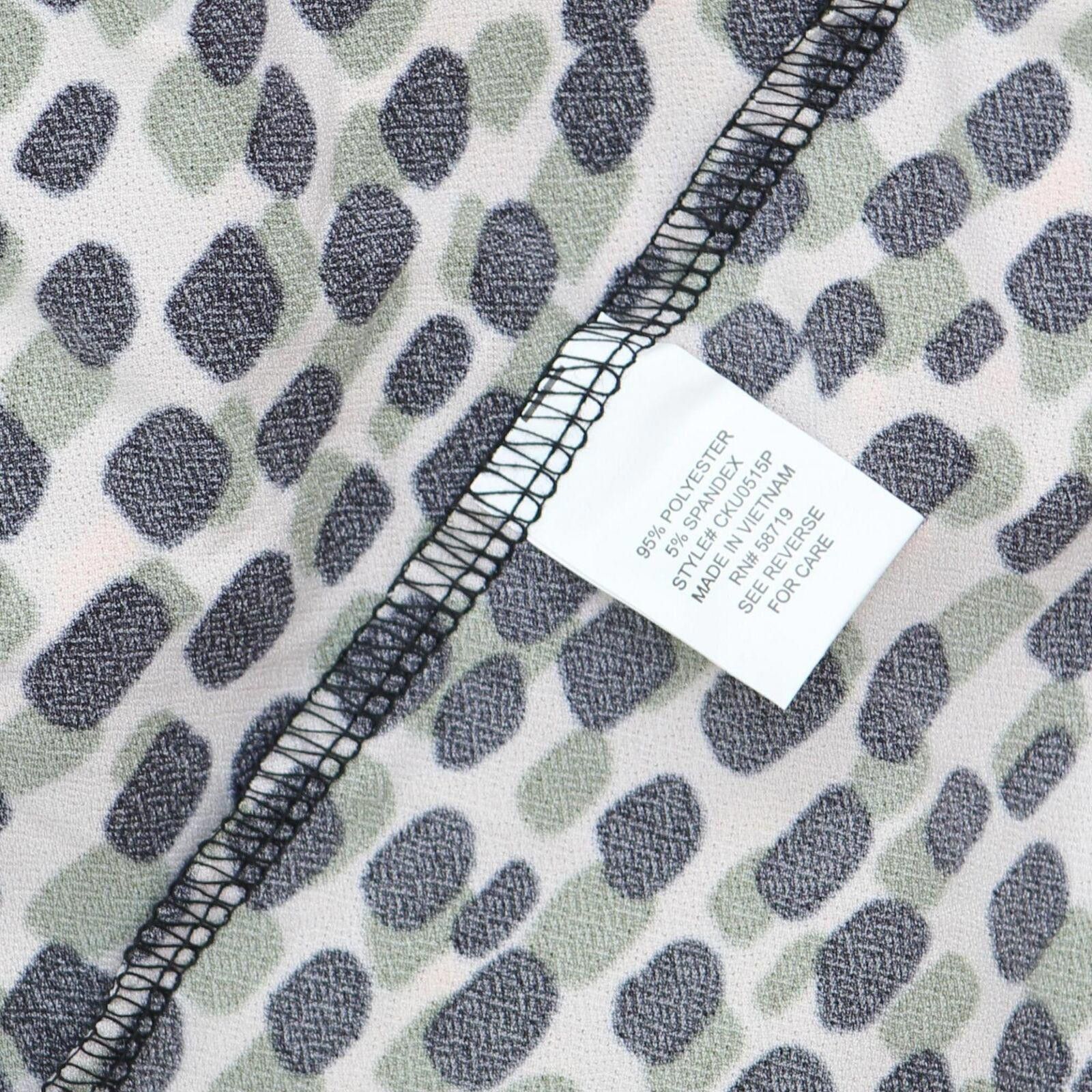 Other NWT Ny Collection Top PCKU0515P PS Abstract Dot Green Multi Size S / US 4 / IT 40 - 4 Thumbnail