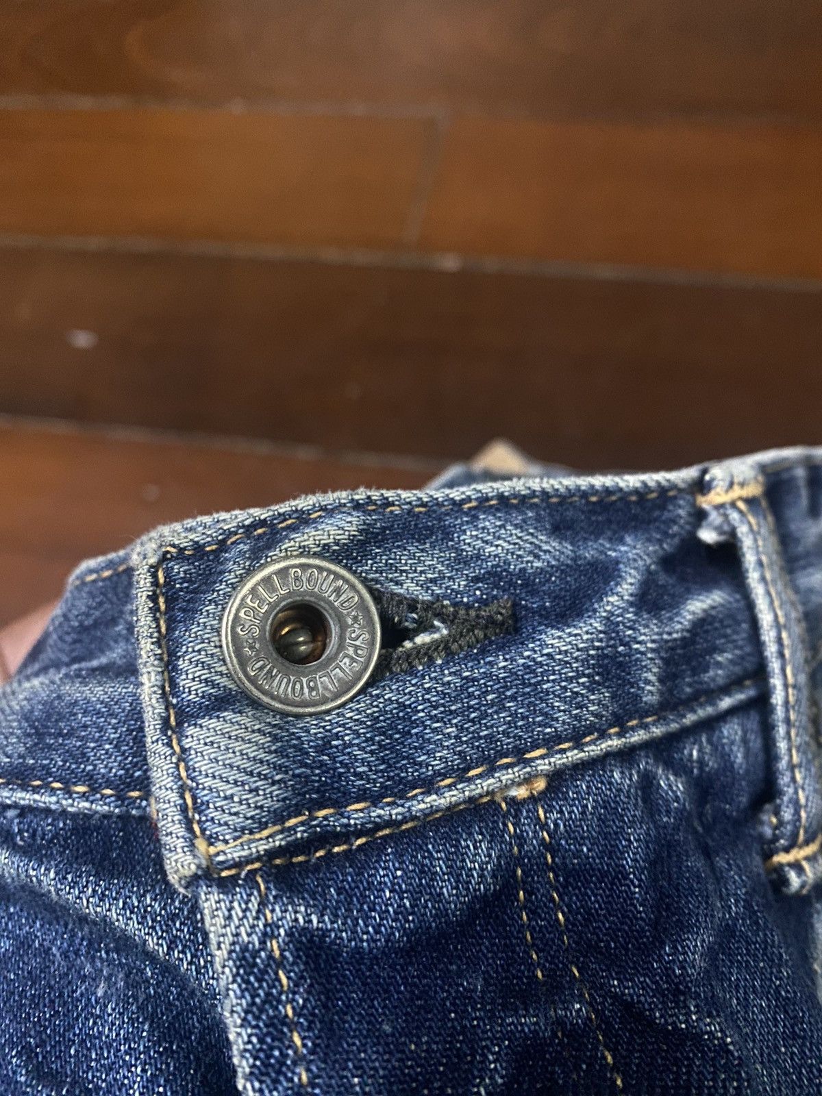 Warehouse Fire SPELL BOUND JAPAN selvedge mud wash distressed rusty Size US 32 / EU 48 - 16 Thumbnail