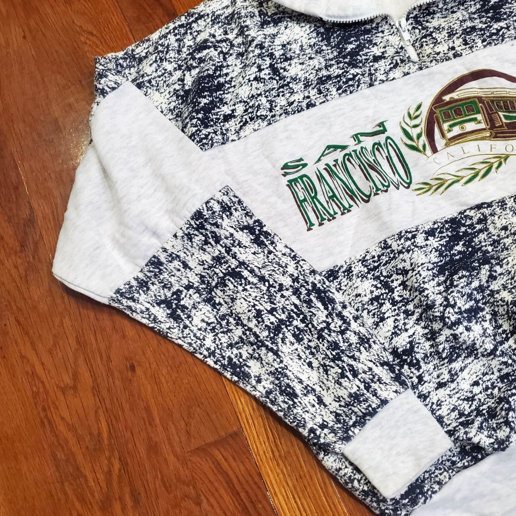 Vintage VINTAGE Magic Sweatshirt Mens XL Gray Quarter Zip San Francisco Made USA 90s Size US XL / EU 56 / 4 - 2 Thumbnail