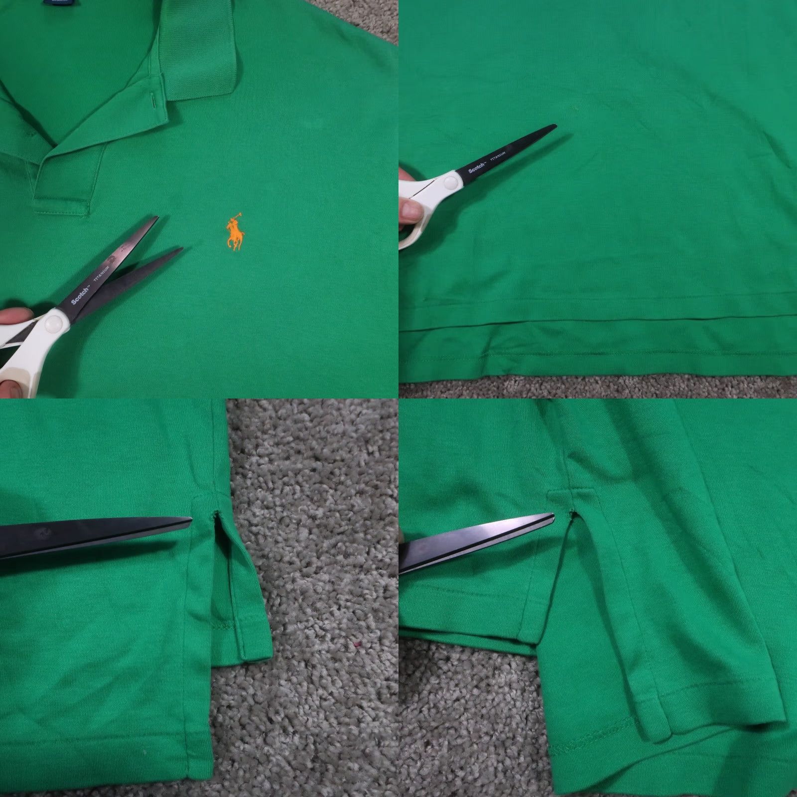Polo Ralph Lauren Polo Ralph Lauren Polo Shirt Mens 2XL Green Striped Knit Short Sleeve Collared Button Polo Shirt Logo Casual Size US XXL / EU 58 / 5 - 8 Thumbnail