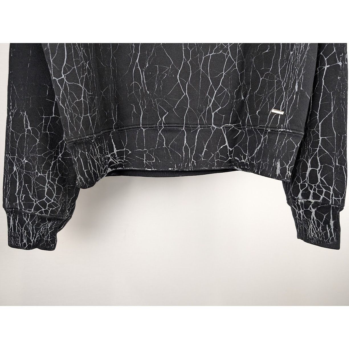 Amiri o1rshd1 Q:4 / Cracked Dye Core Logo Hoodie in Black Size US S / EU 44-46 / 1 - 17 Thumbnail