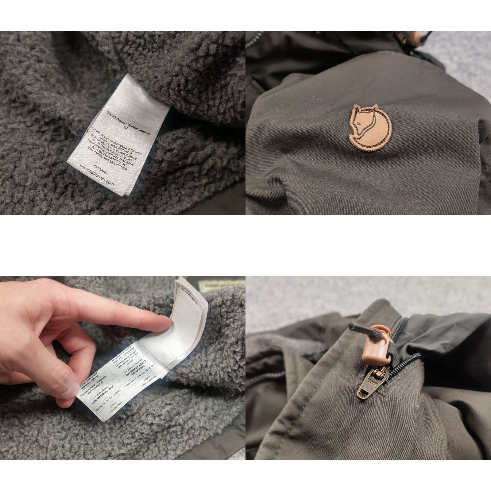 Vintage VINTAGE Fjällräven G1000 Jacket Womens Olive Olive Green Insulated Hooded Mid-Length Full Zip 2020s 90s Outdoor Fjällräven Logo Womens Size M / US 6-8 / IT 42-44 - 10 Thumbnail