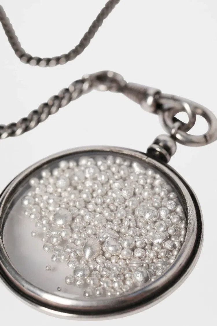 Ann Demeulemeester Ann Demeulemeester 25ss silver ring glass necklace Size ONE SIZE - 2 Thumbnail