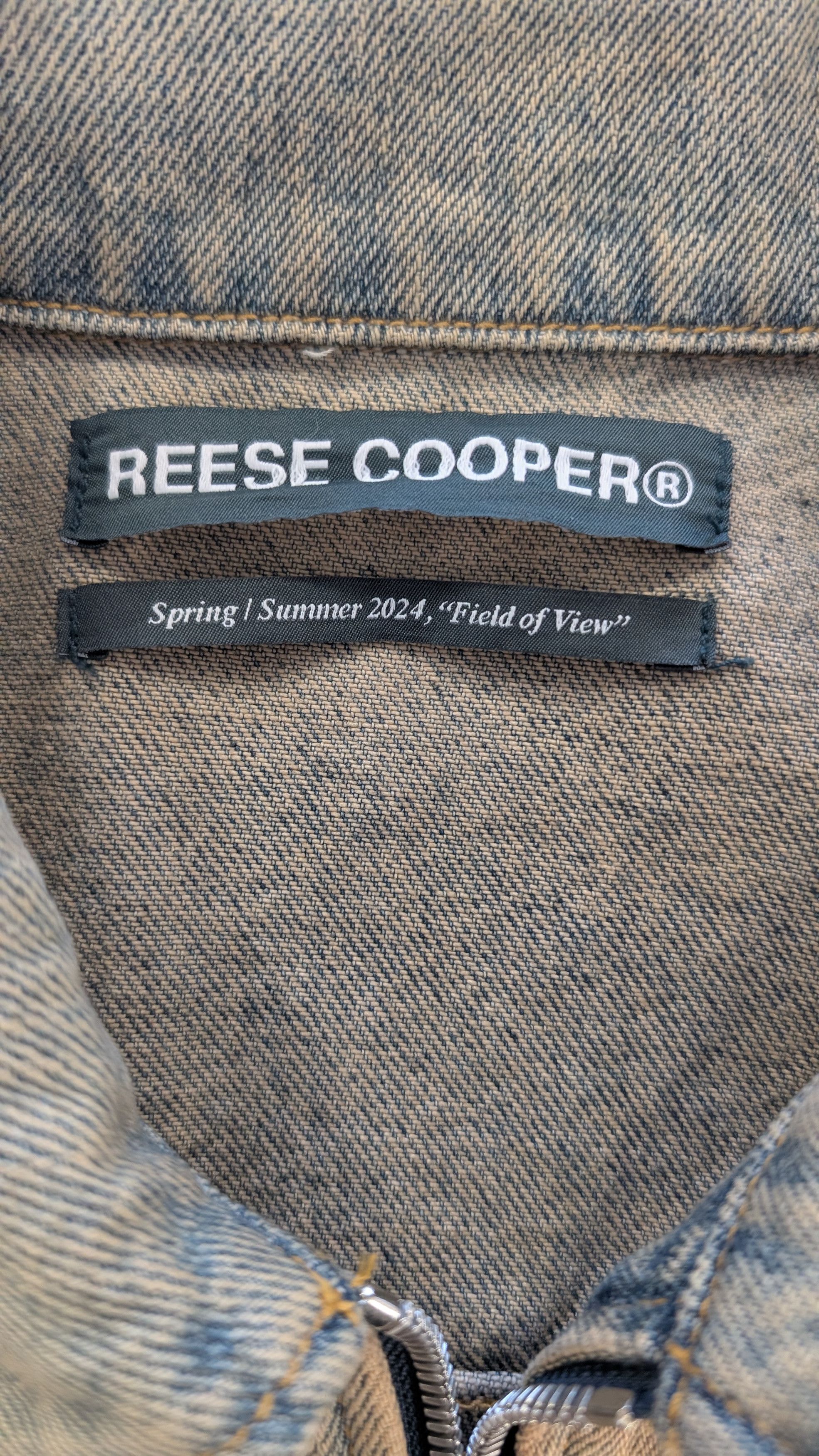 Reese Cooper Reese Cooper Spring 2024 Curved Washed Denim Work Jacket Size US M / EU 48-50 / 2 - 9 Thumbnail