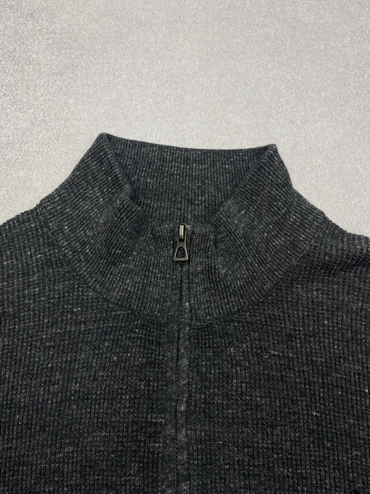 Polo Ralph Lauren Mens Polo Ralph Lauren Half Zip 1/4 Grey Pullover Y2K Rugby Size US L / EU 52-54 / 3 - 6 Thumbnail