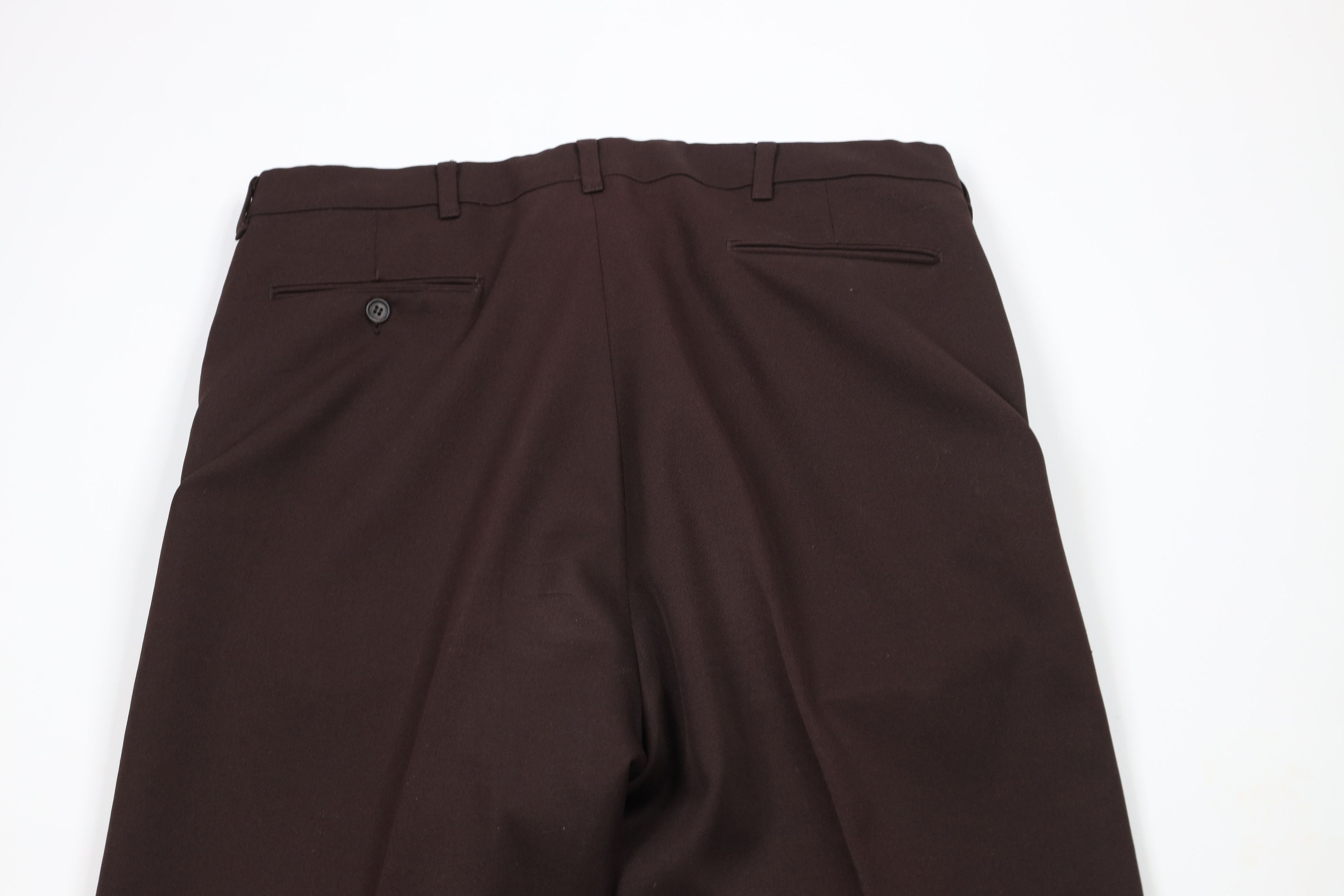 Vintage Vintage 70s Streetwear Wide Leg Bell Bottoms Pants Brown USA Size US 36 / EU 52 - 10 Thumbnail