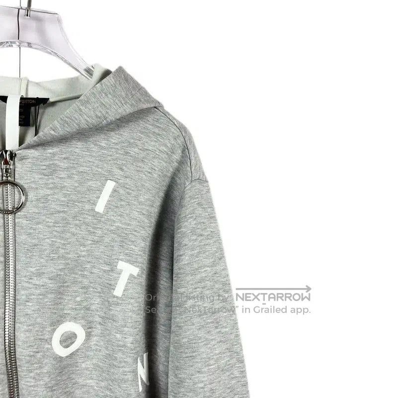 Louis Vuitton Louis Vuitton Gray Cotton Long Sleeve Hoodie . Size XS / US 0-2 / IT 36-38 - 4 Thumbnail