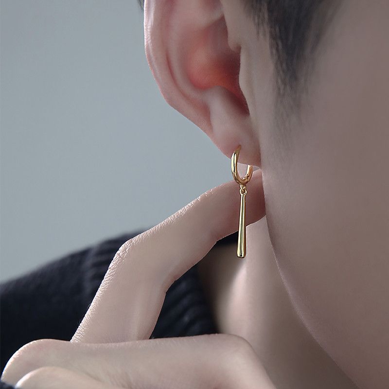 Jewelry × Sterling Silver One pairs Vibe Earrings Gothic Punk Chrome Jewelry Spike Size ONE SIZE - 6 Thumbnail