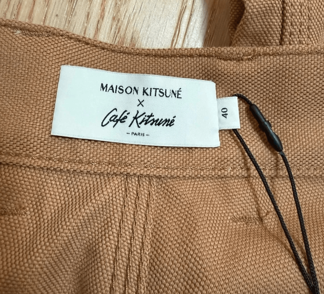 Maison Kitsune Maison Kitsuné x Cafe Kitsuné NWT Workwear Pants size 40 30” Size US 30 / EU 46 - 4 Thumbnail