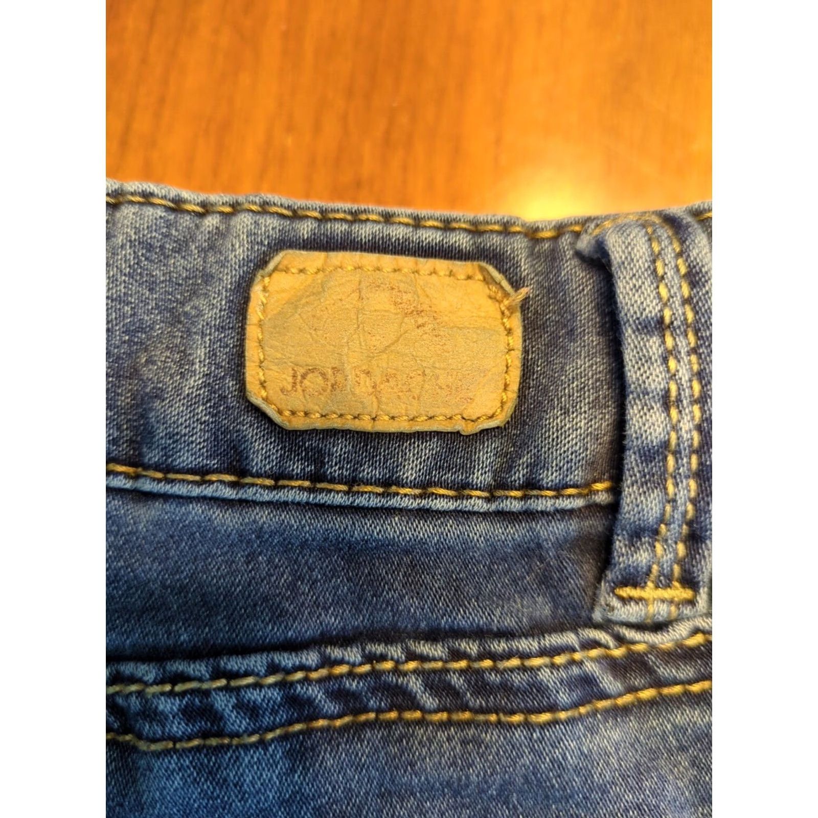 Jordache Jordache Womens Jeans Sz 14 Blue Denim Super Skinny Size 36" / US 14 / IT 50 - 3 Thumbnail