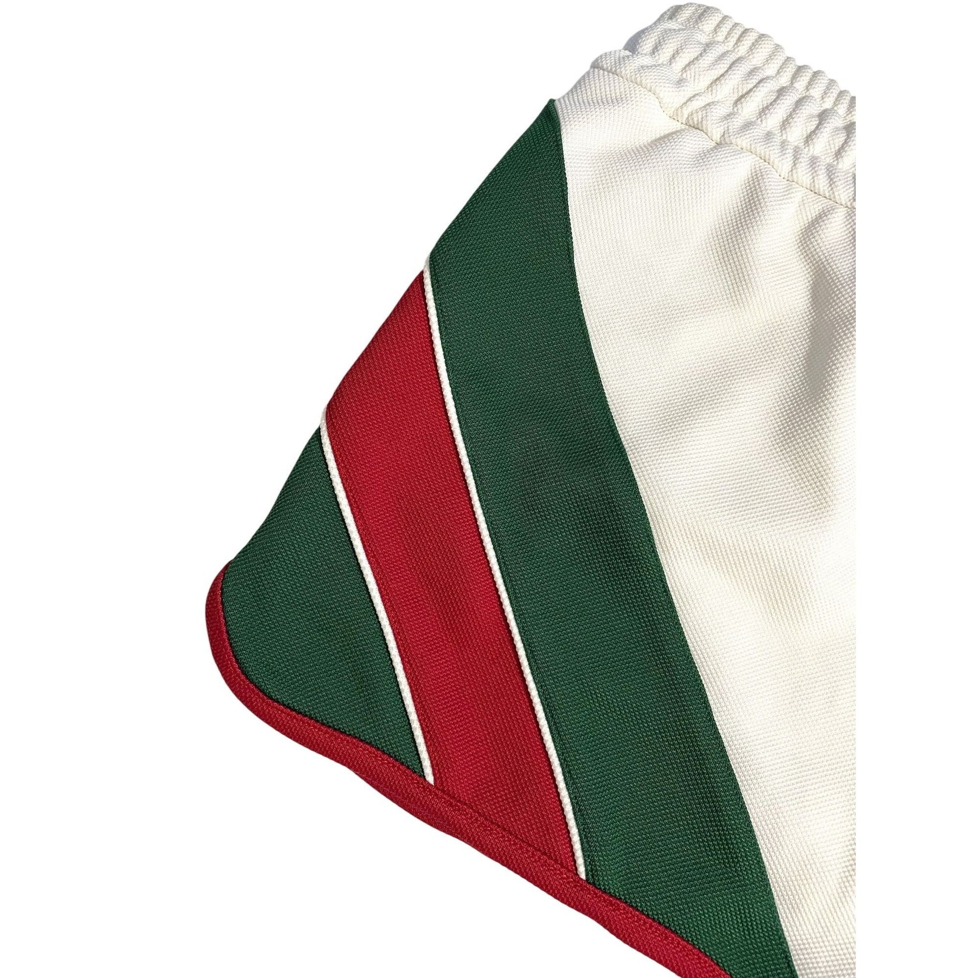 Gucci Gucci White Athletic Shorts With Green & Red Stripes Drawstr Size 36" / US 14 / IT 50 - 7 Thumbnail