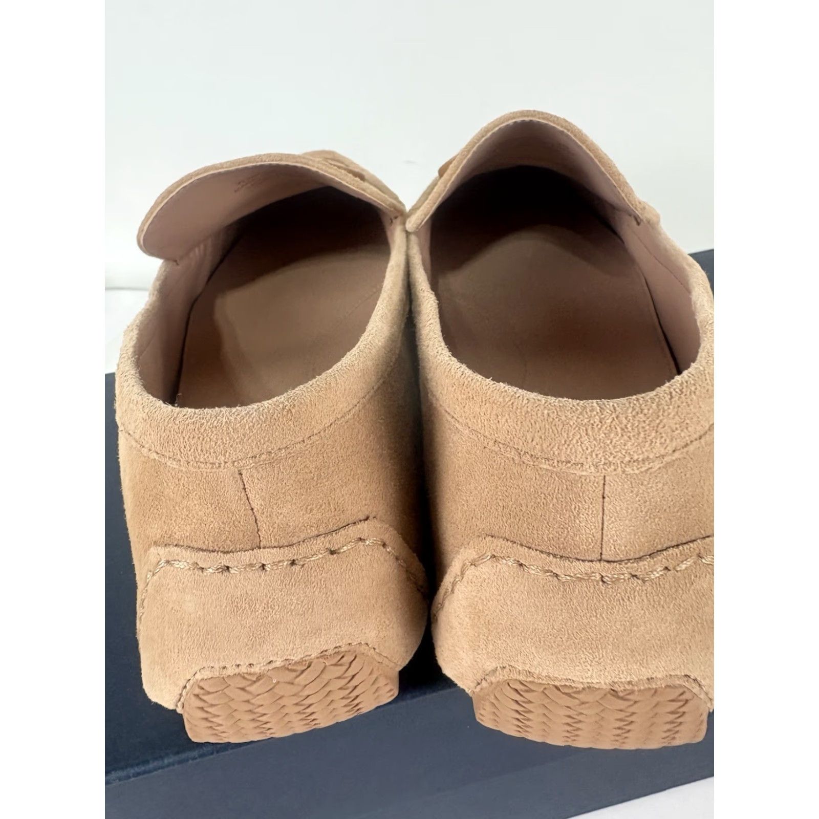Cole Haan Cole Haan Tully Driver Slip-On Womens Size 8B Blush Tan Suede Round Toe Flat Casual Business Size US 8 / IT 38 - 3 Thumbnail