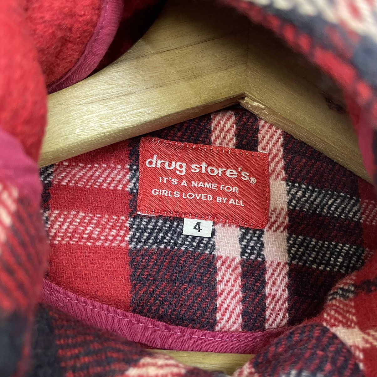 45rpm 💥Japanese Brand Drug Store Buffalo Check Duffle Jacket Size US M / EU 48-50 / 2 - 4 Thumbnail