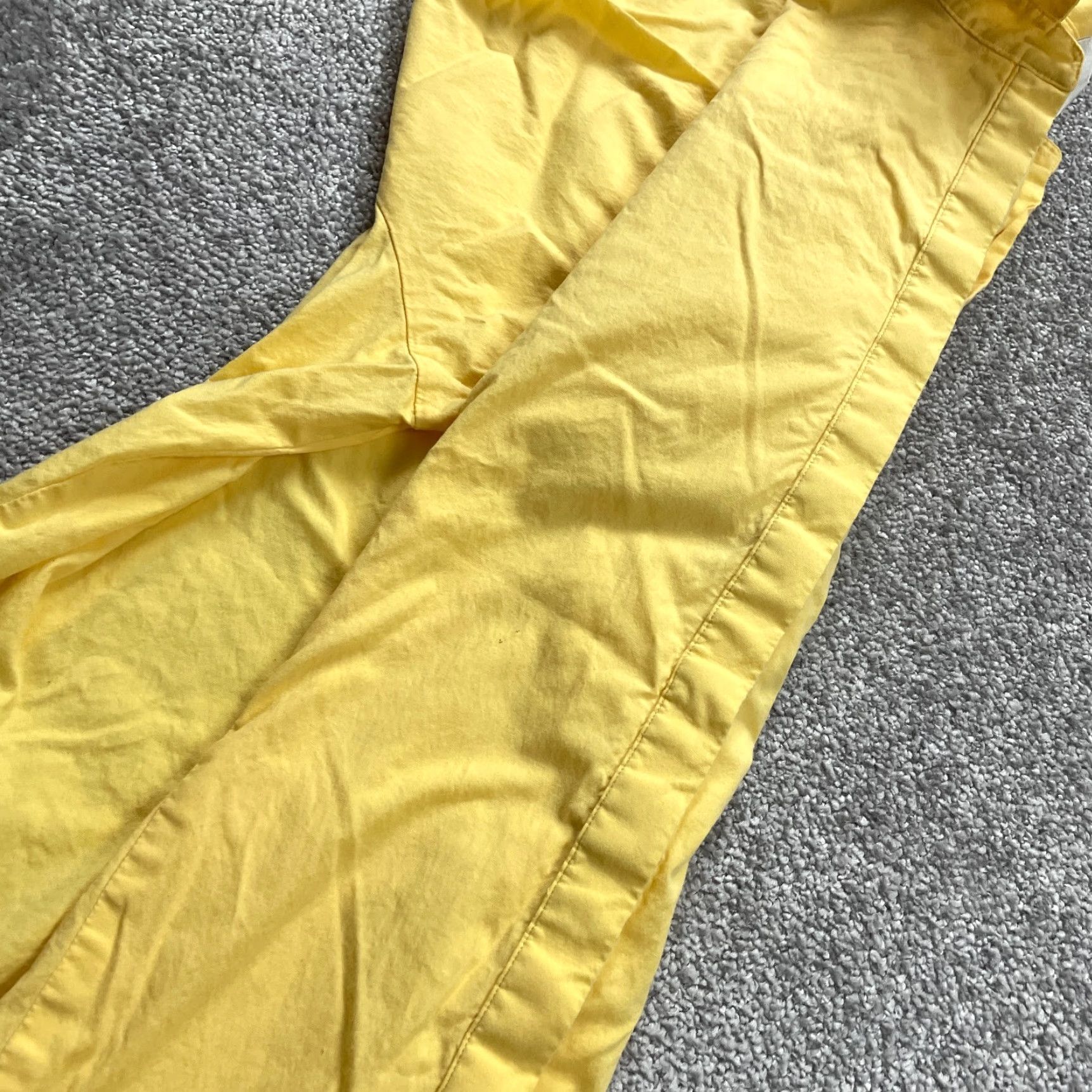 Vintage VINTAGE Kim Rogers Women's Button-Down Shirt 3XL Cotton Solid Yellow Casual Top 3/4 Sleeve Size XXL / US 16-18 / IT 52-54 - 4 Thumbnail