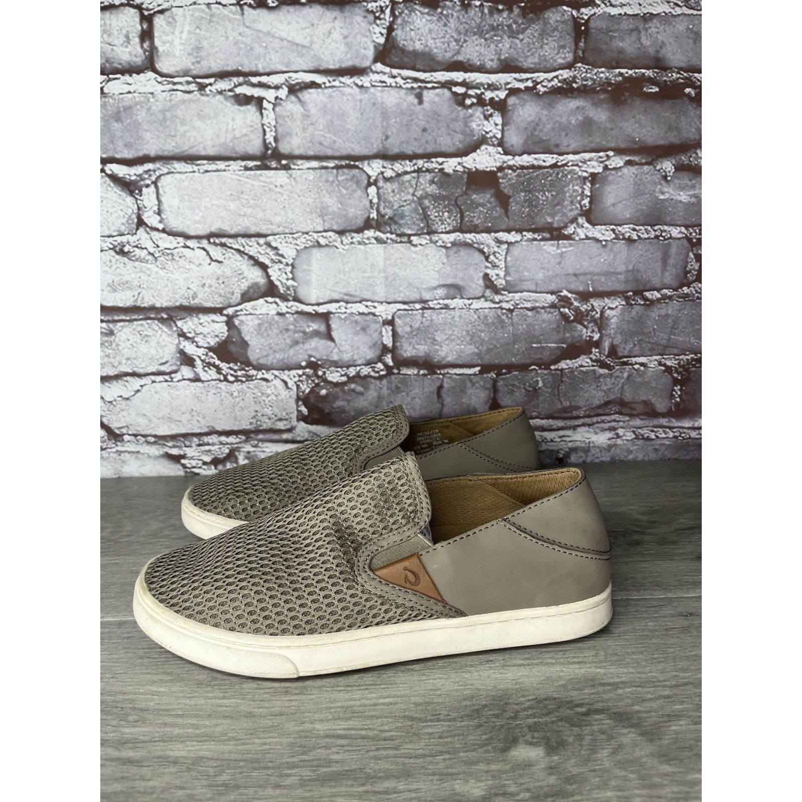 Olukai OluKai Pehuea Slip On Loafers Clay Brown Mesh Beach Shoes Wo Size US 6 / IT 36 - 15 Thumbnail