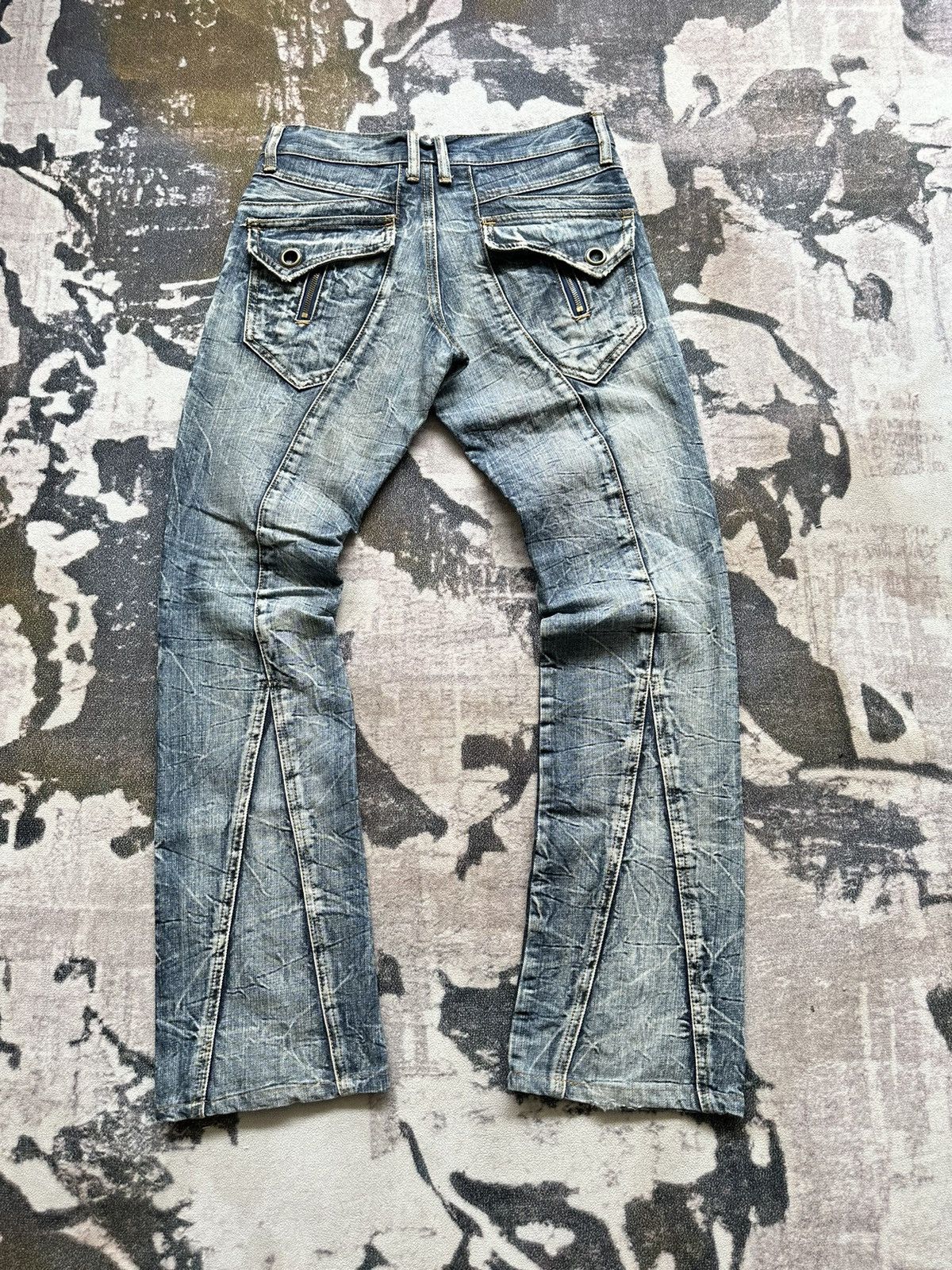 semanticdesign Early 00’s Semanticdesign mudmax paneled jeans Size US 30 / EU 46 - 2 Thumbnail