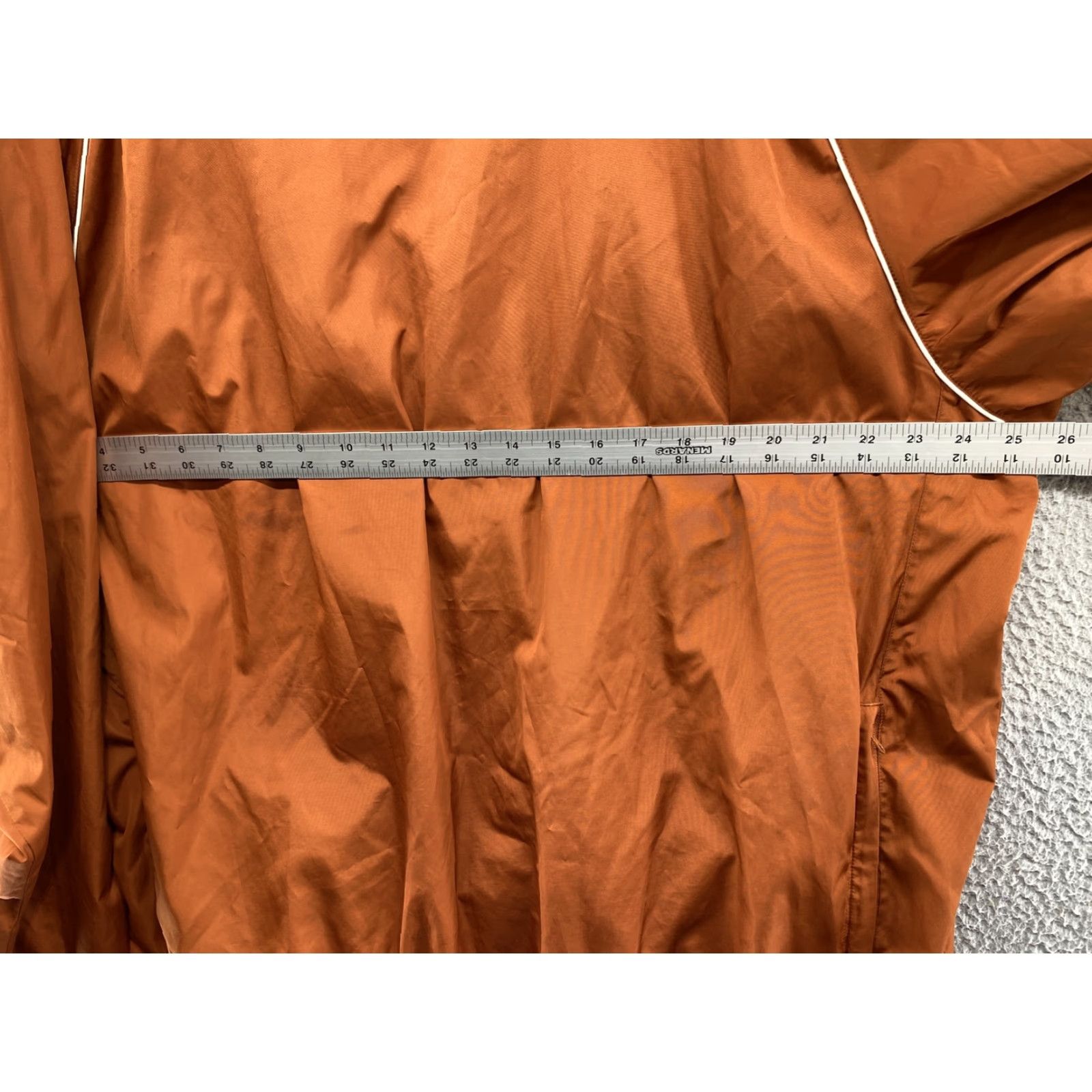 Footjoy FootJoy Mens Jacket Windbreaker Golf 2XL Orange Lightweight Full Zip Pockets Breathable Water Resistant Vintage No Size US XXL / EU 58 / 5 - 5 Thumbnail