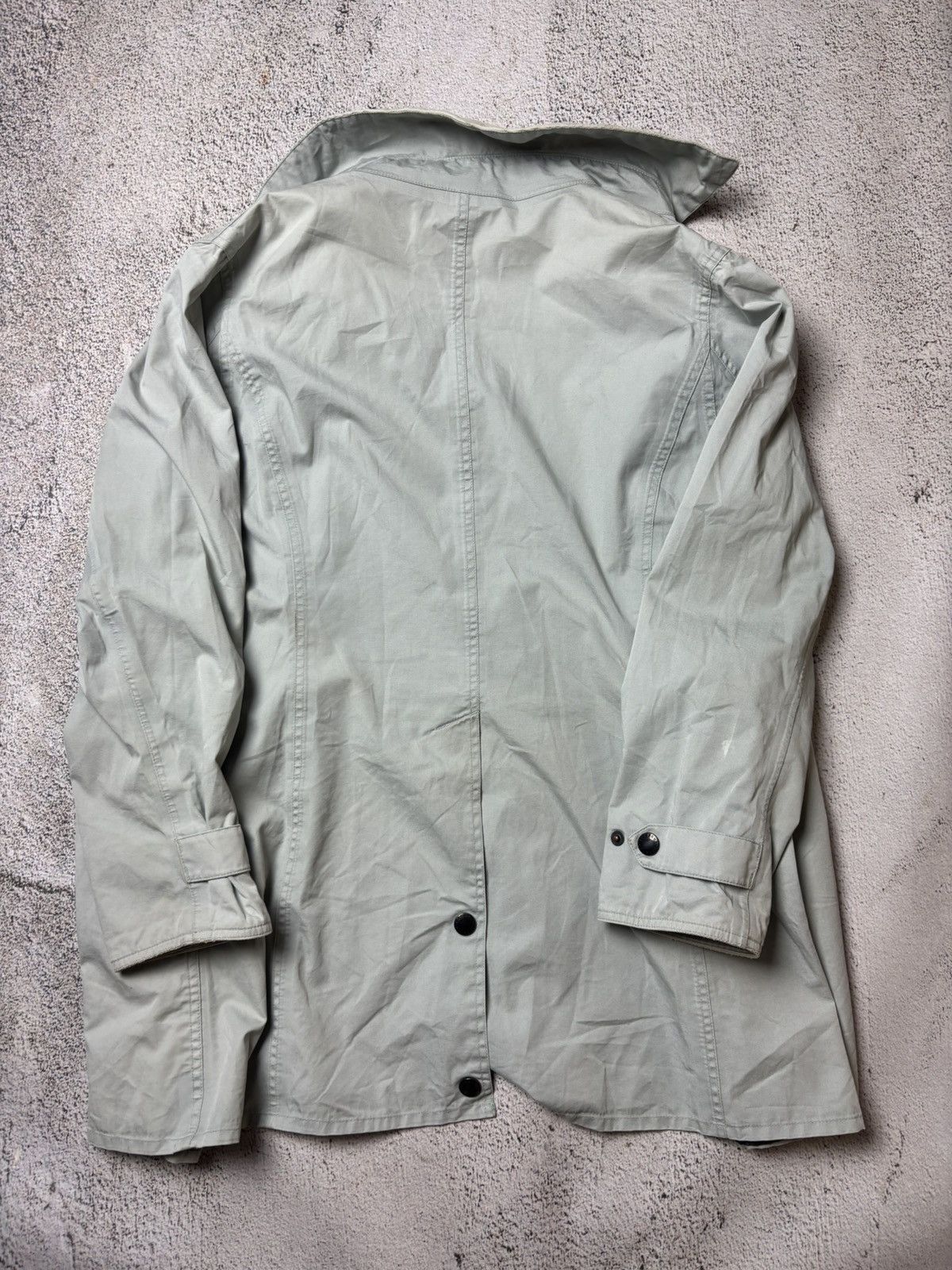 Barbour Baby blue Coat Barbour lightweight old money Size US M / EU 48-50 / 2 - 7 Thumbnail