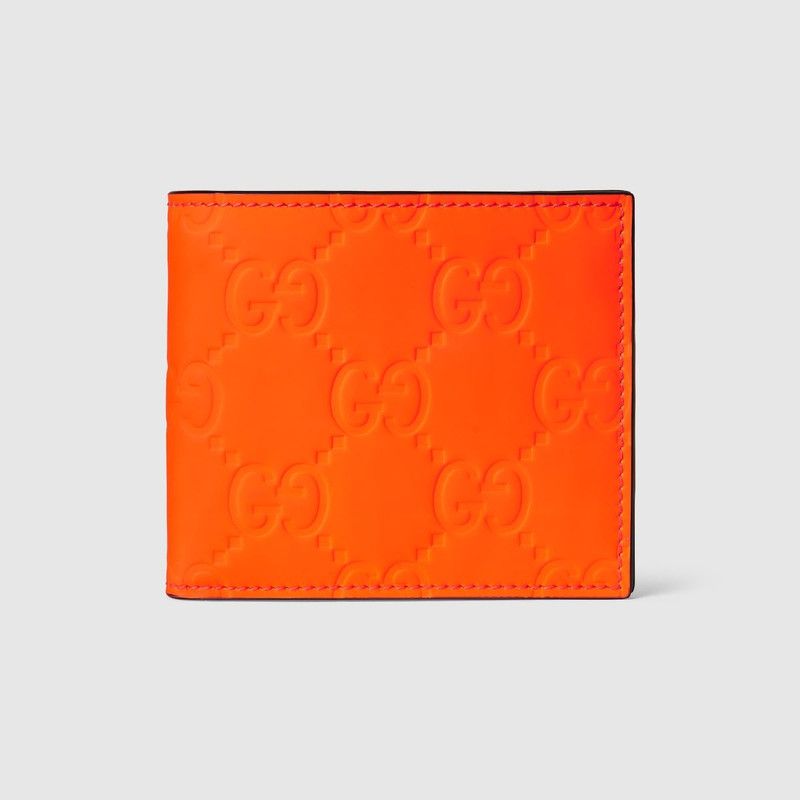 Gucci oc11z1225 Size: OS / GG Rubber Effect Bi Fold Wallet Size ONE SIZE - 1 Thumbnail