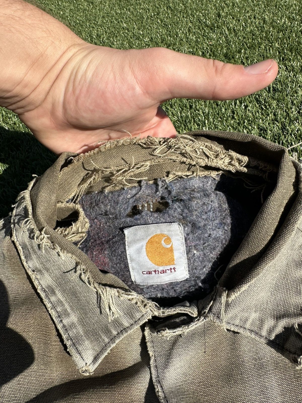 Carhartt Thrashed 90s Carhartt barn coat insane fade Size US L / EU 52-54 / 3 - 5 Thumbnail