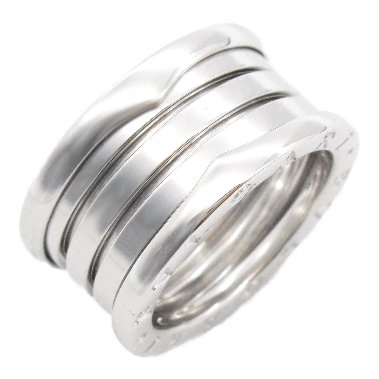 Bvlgari Bvlgari B Zero One Ring 4 Bands K18Wg (White Gold) Silver Size ONE SIZE - 1 Thumbnail