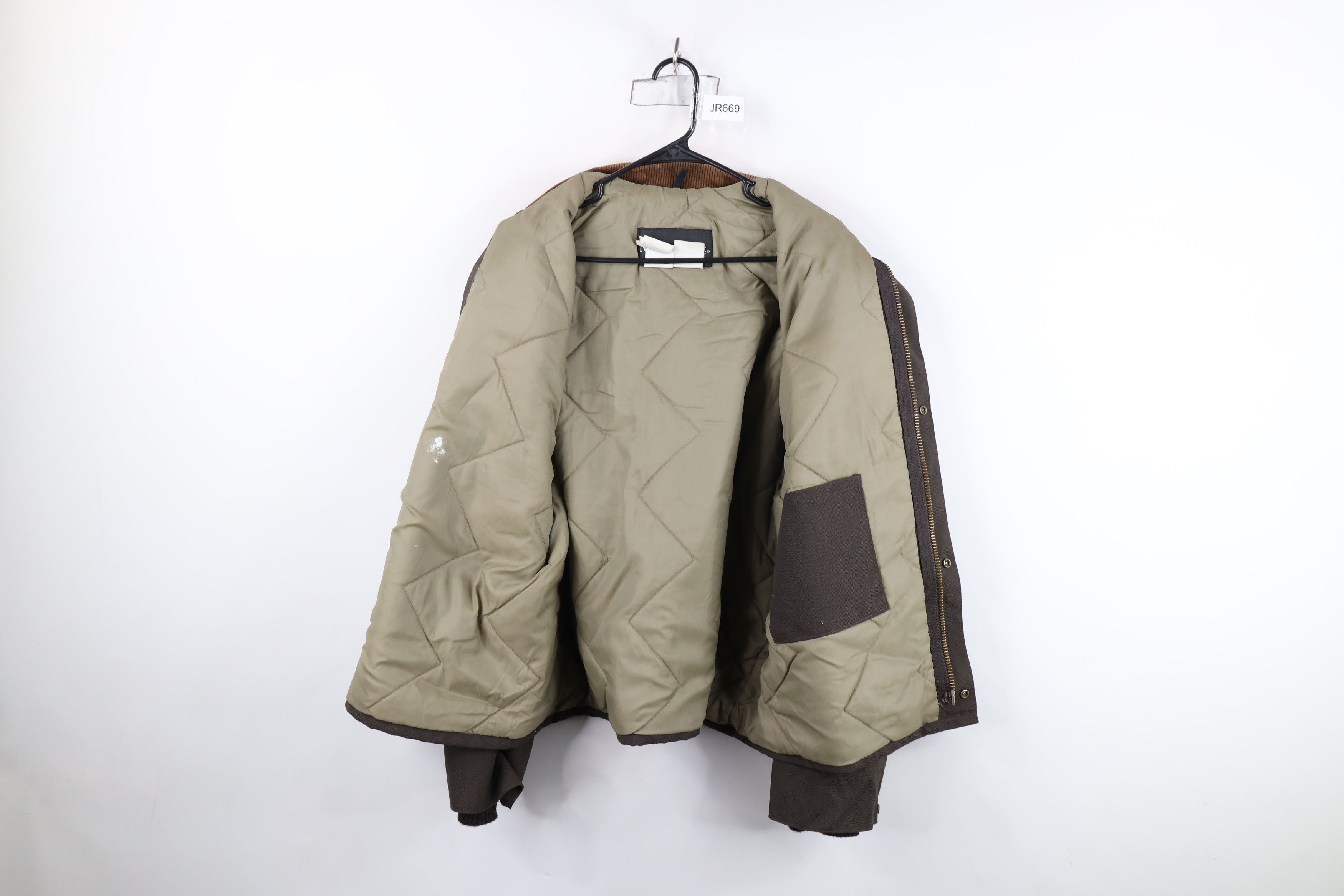 Walls Vintage 90s Walls MasterMade Bomber Jacket Dark Brown USA Size US XL / EU 56 / 4 - 10 Thumbnail
