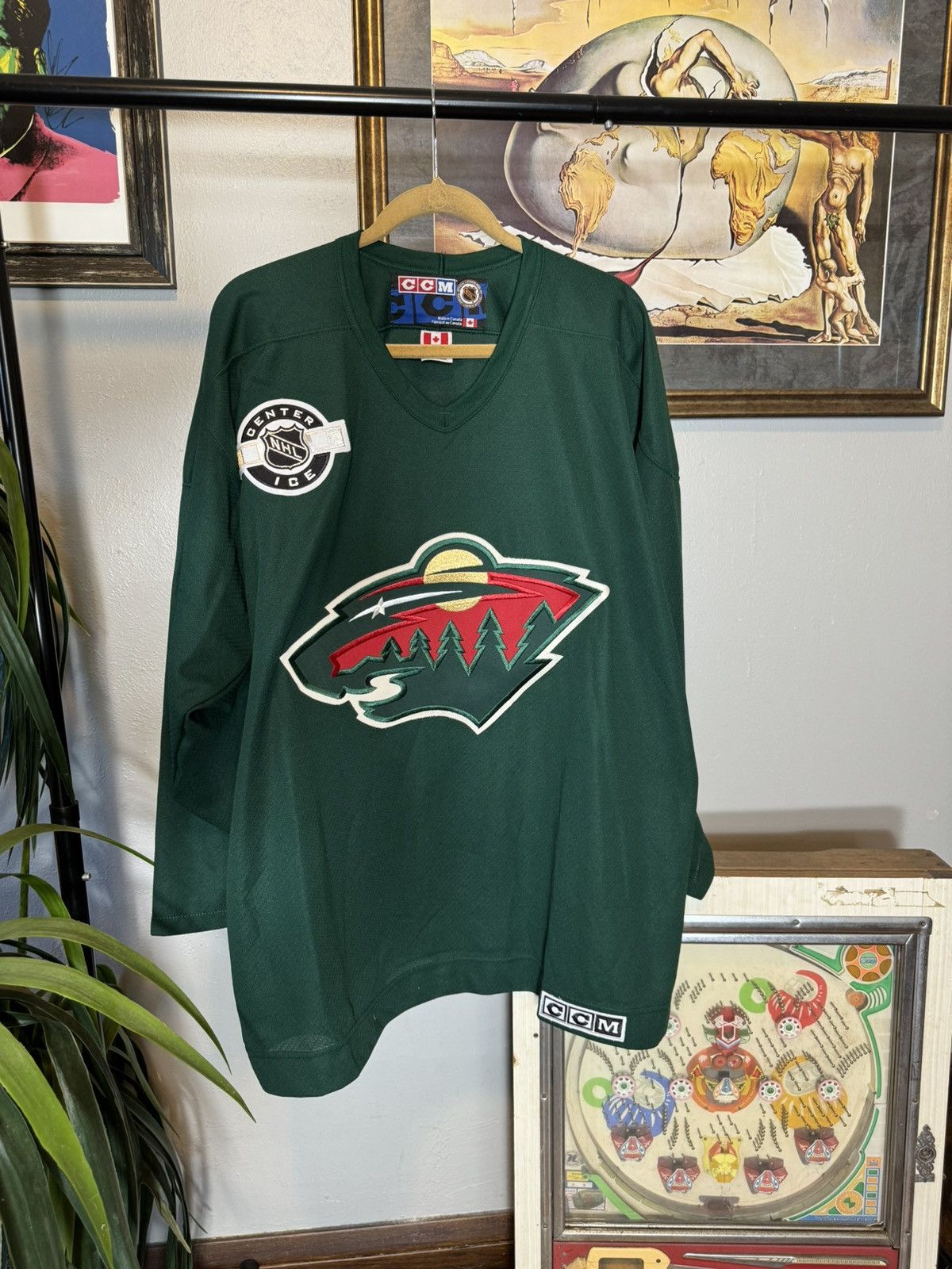 Ccm × NHL × Vintage Minnesota Wild Jersey Size US XL / EU 56 / 4 - 1 Thumbnail