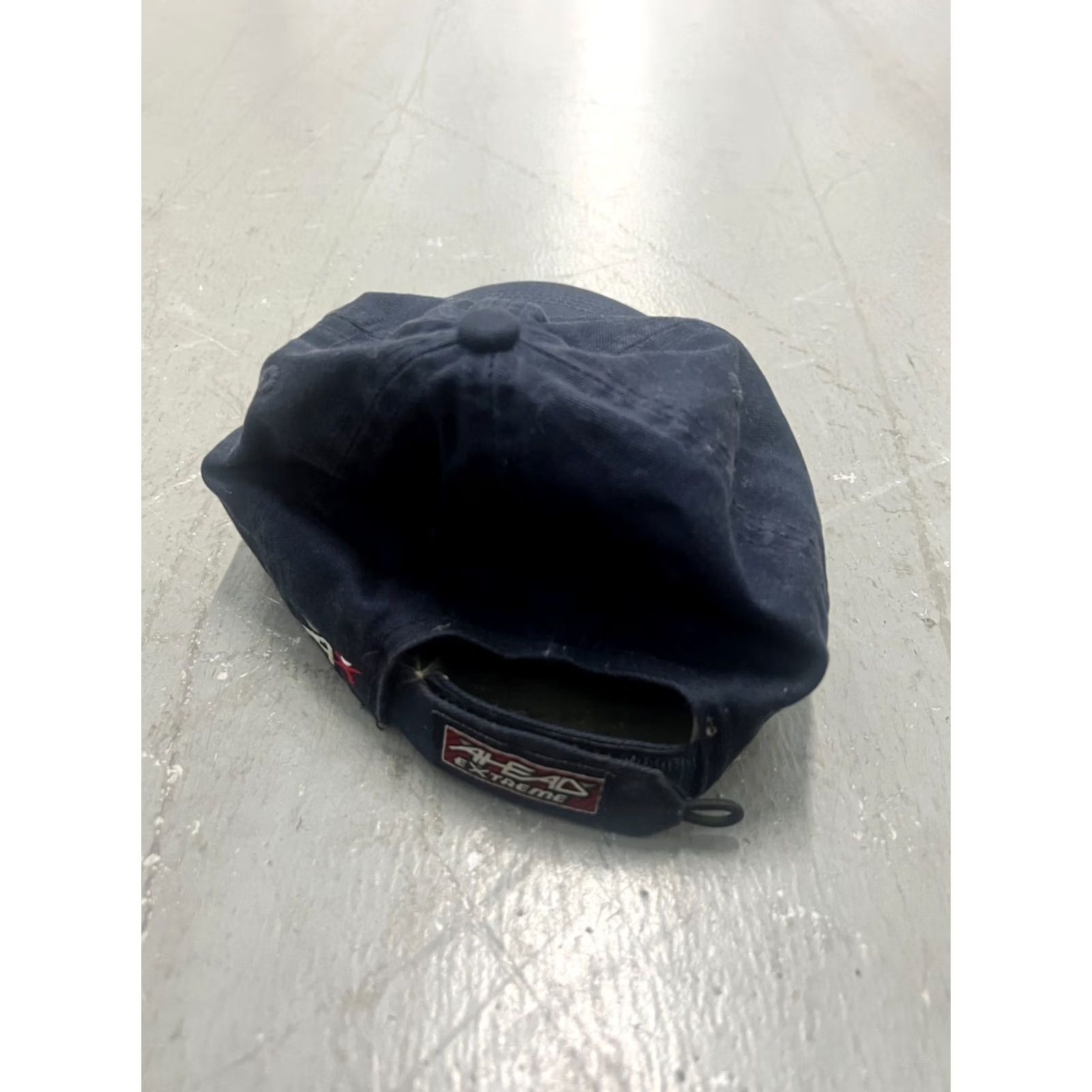 Vintage Ahead Golf Cap Men Navy Embroidered Logo Adjustable Strapback Size ONE SIZE - 4 Thumbnail
