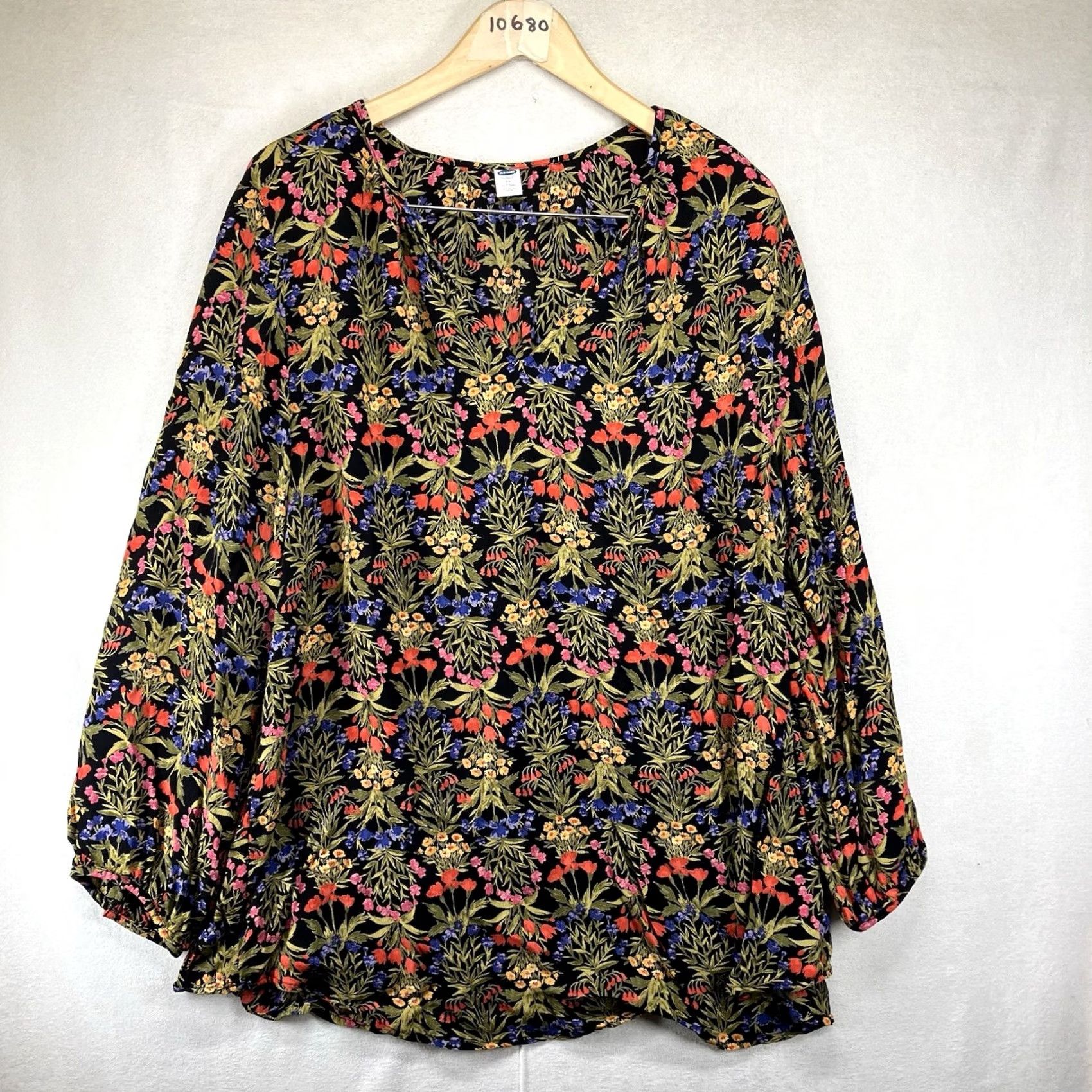 Old Navy VINTAGE? No, not vintage. Old Navy Women's Blouse Shirt? Size XXL / US 16-18 / IT 52-54 - 2 Thumbnail