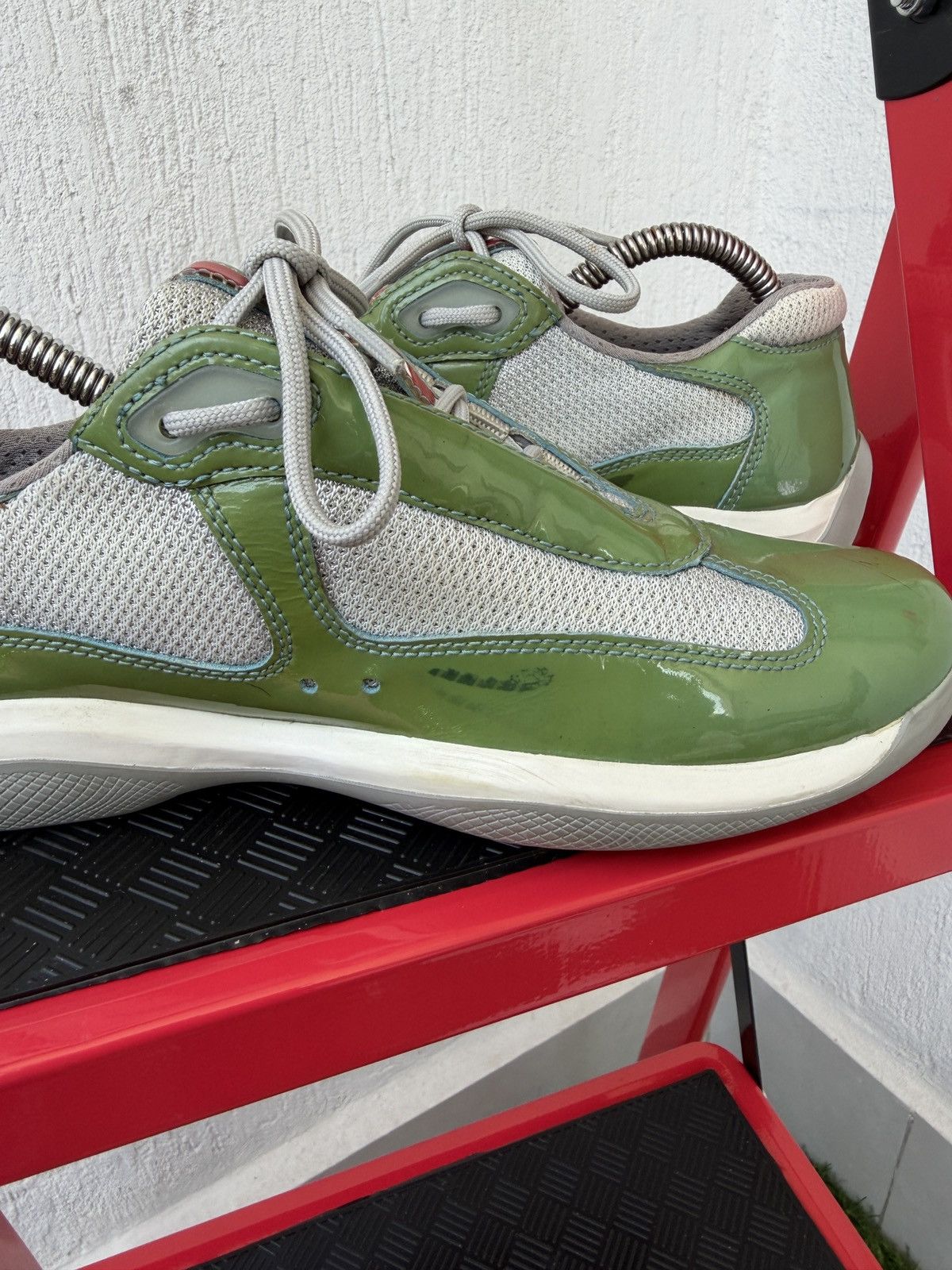 Prada America cup patent leather trainers Size US 8 / IT 38 - 12 Thumbnail