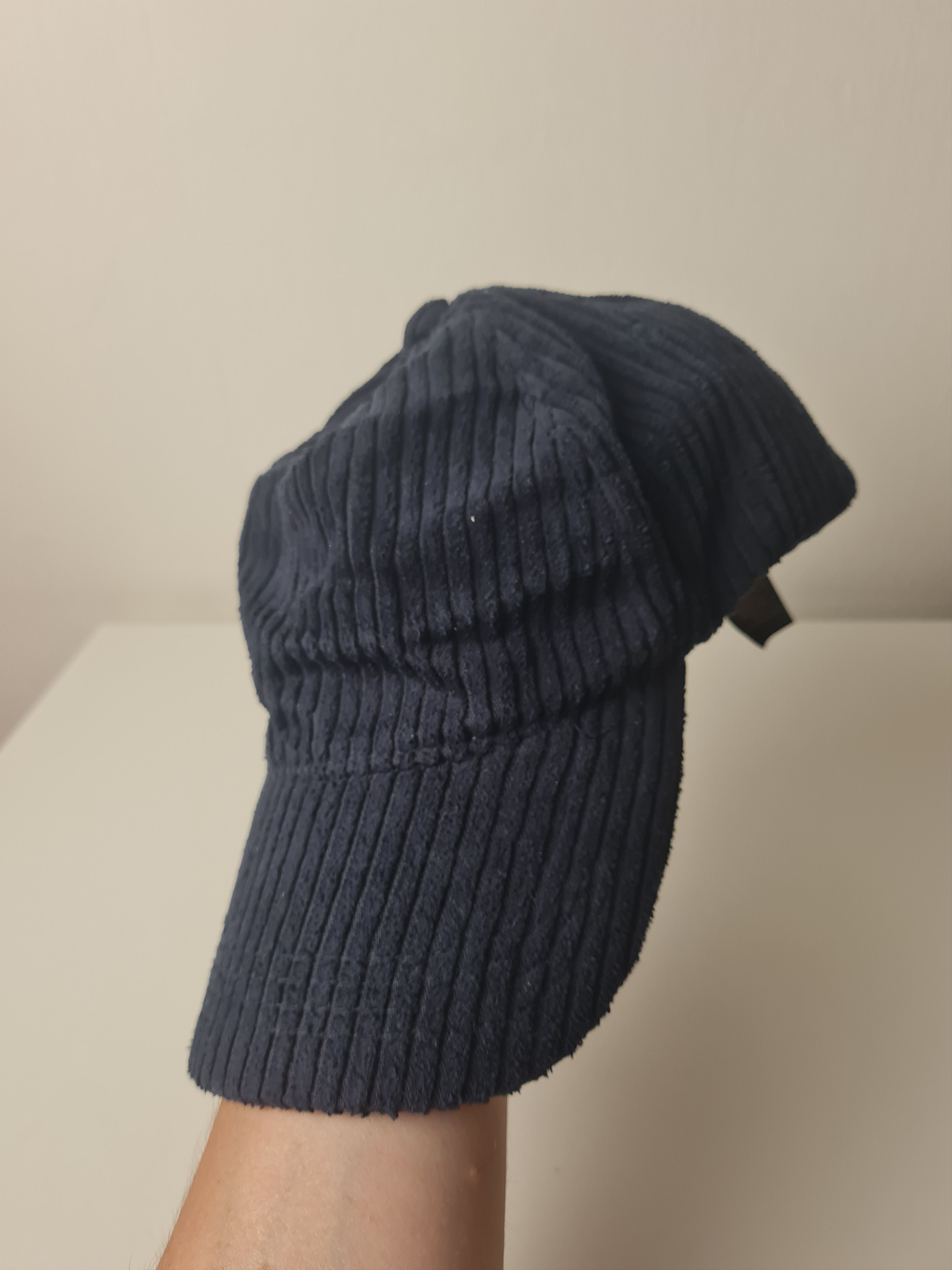 Ted Baker Ted Baker London Corduroy Baseball Cap Navy Hat Cord Cotton Size ONE SIZE - 5 Thumbnail