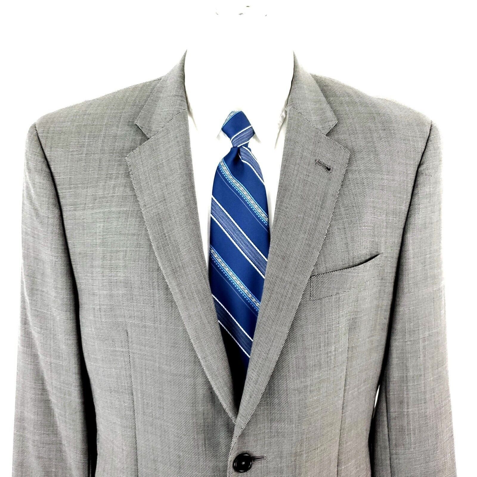 Jos. A. Bank Jos A Bank Signature Gold Wool 2 Button Suit Jacket 40S Whit Size 40S - 1 Thumbnail