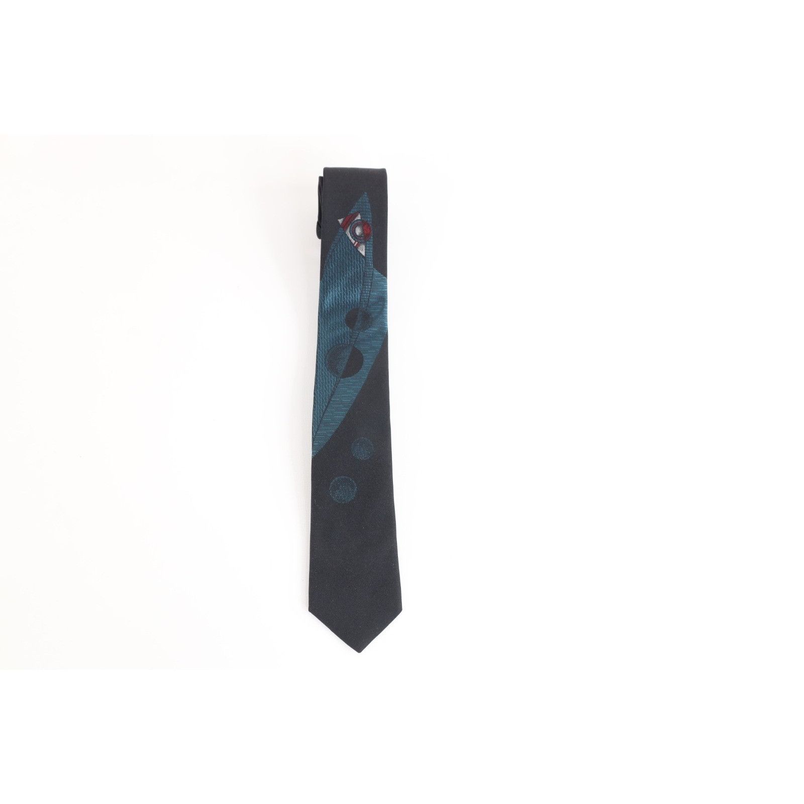 Vintage Vintage 80s 90s Streetwear Geometric Art Neck Tie Wedding Size ONE SIZE - 1 Thumbnail