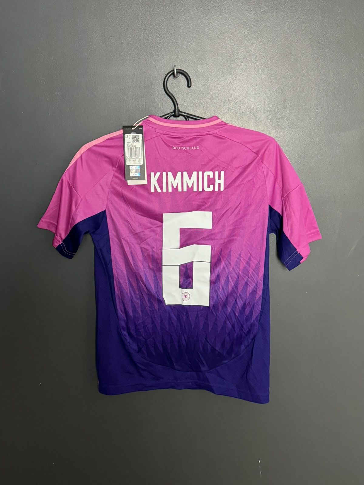 Adidas KIDS New Germany 2024 Away Kimmich Football Jersey T-Shirt Size US XS / EU 42 / 0 - 1 Thumbnail