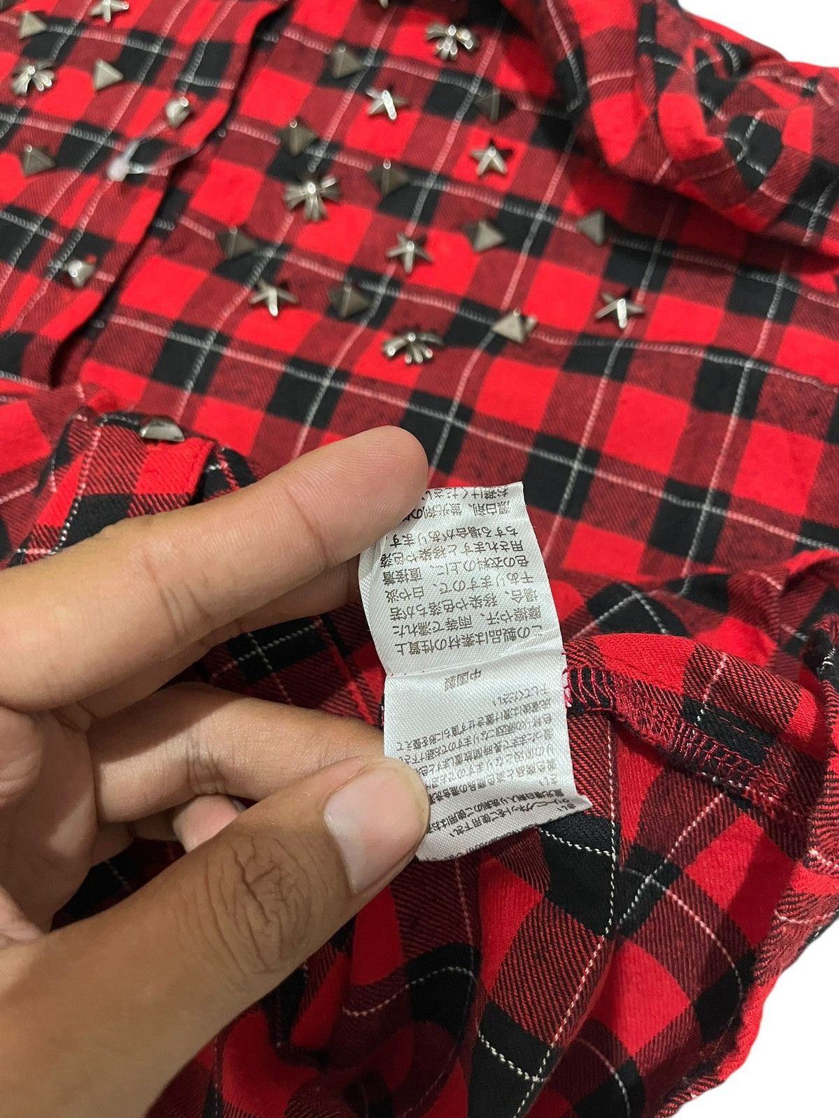 Japanese Brand GLAVIL Studded flanel punk Size S / US 4 / IT 40 - 4 Thumbnail