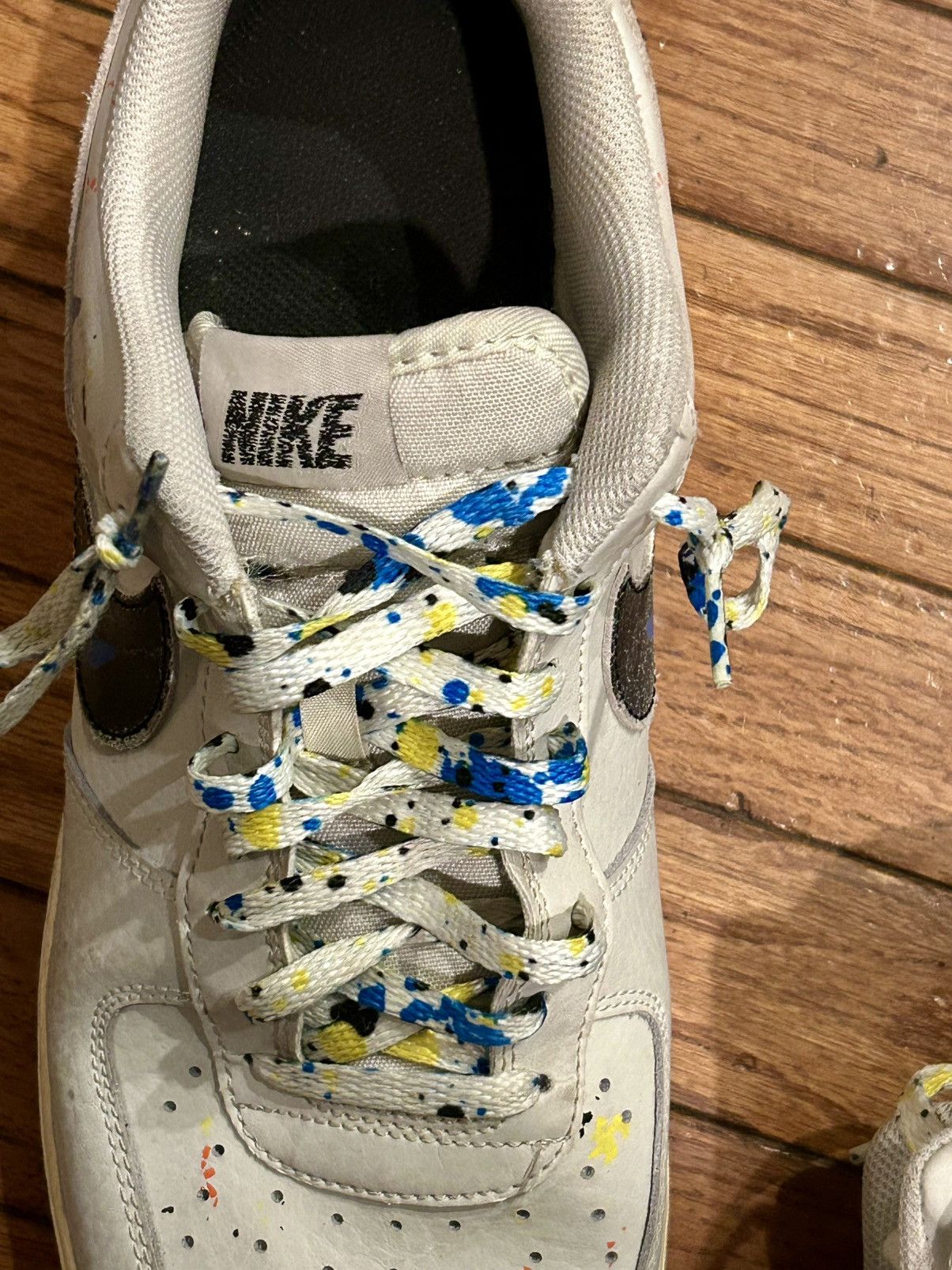 Nike Nike Air Force 1 Low Paint Splatter Size US 13 / EU 46 - 9 Thumbnail