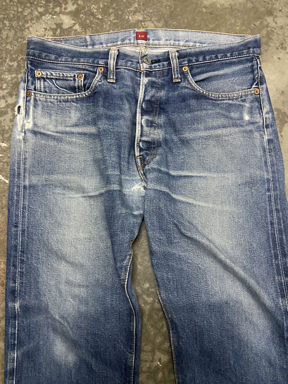RESOLUTE Final Drop 💥💥 Resolute Distressed Selvedge Denim Size US 34 / EU 50 - 4 Thumbnail