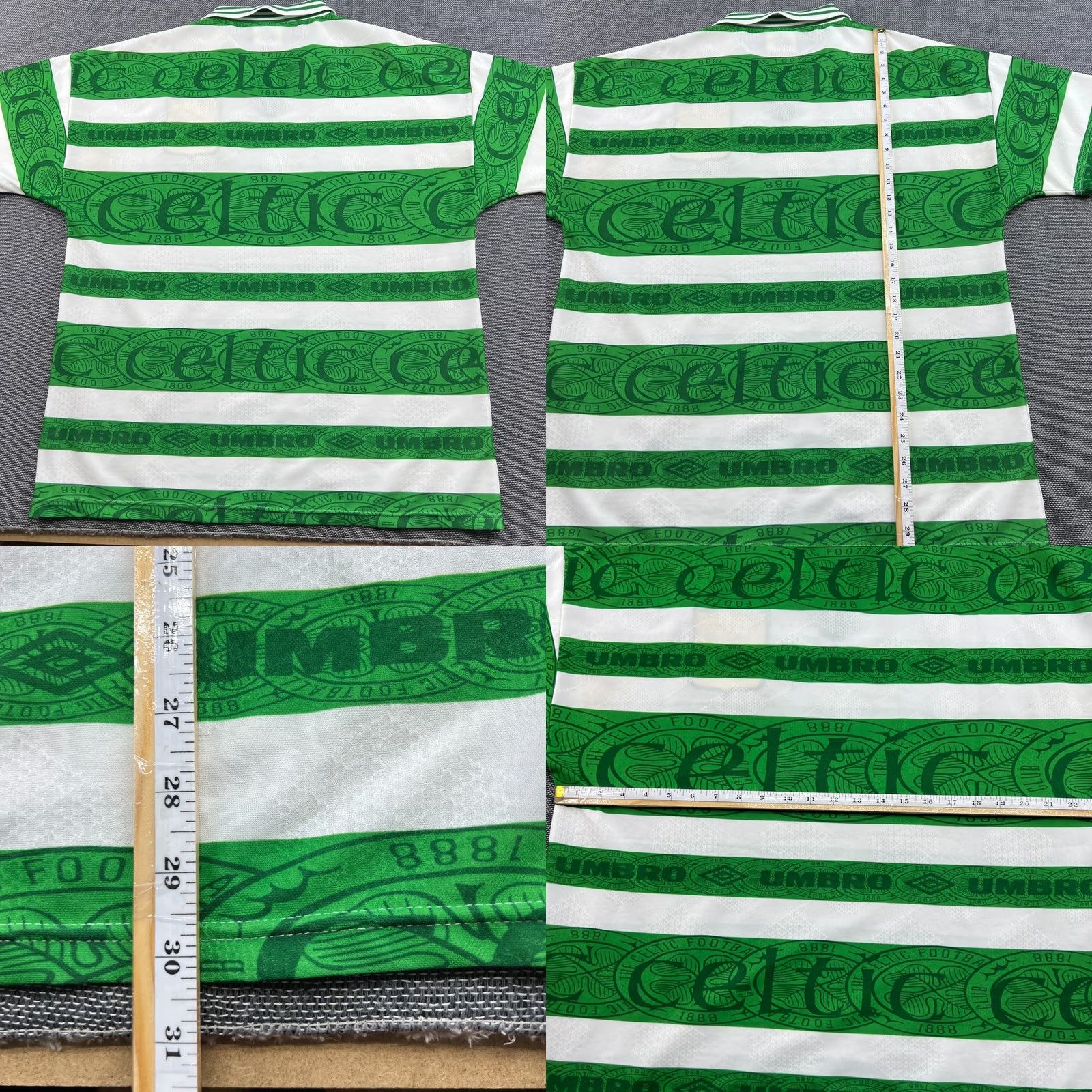 Umbro Umbro Celtic 1995 1996 1997 Home Football Jersey XL Umbro Soccer Shirt Shirt Men Multicolor Size US XL / EU 56 / 4 - 8 Thumbnail