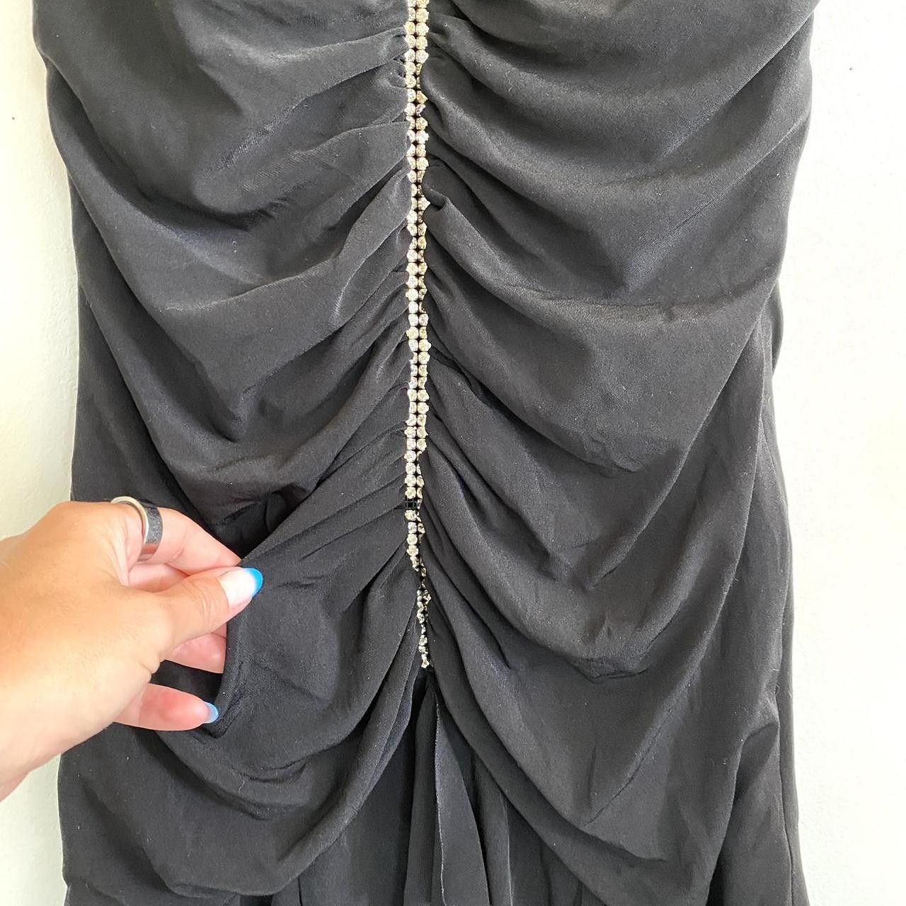 Vintage CACHE BLACK MINI 2000S RHINESTONE VINTAGE DRESS SMALL Size S / US 4 / IT 40 - 4 Thumbnail