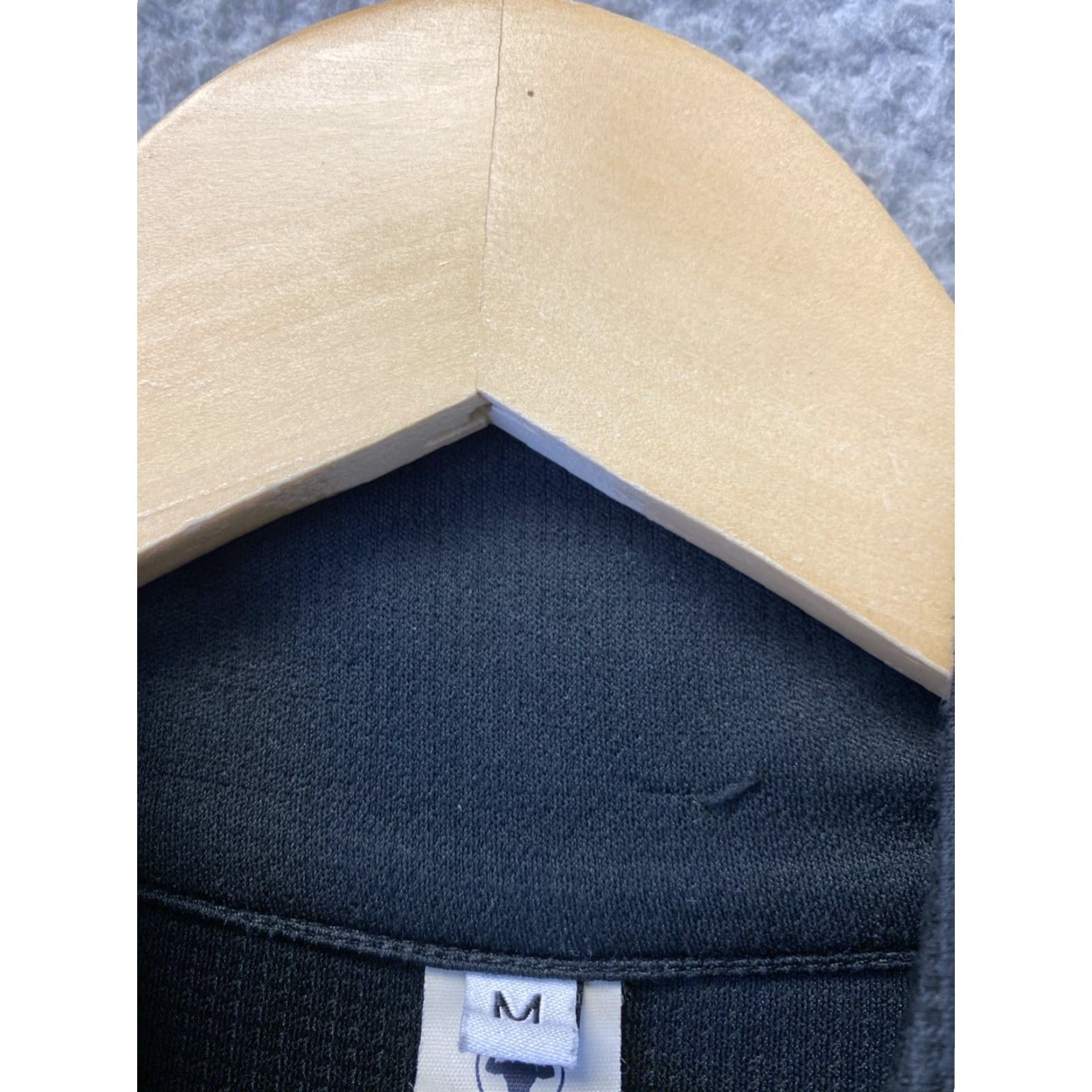 Vintage Sportswear Unbranded Titanium 1/4 Zip Shirt Sz M Black Long Sleeve /140-27 Size M / US 6-8 / IT 42-44 - 4 Thumbnail