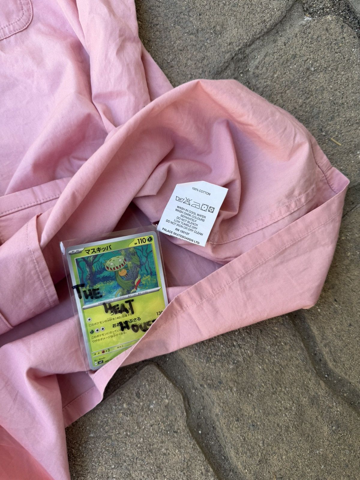 Palace FW22 Pink Bowling Shirt Size US L / EU 52-54 / 3 - 5 Thumbnail